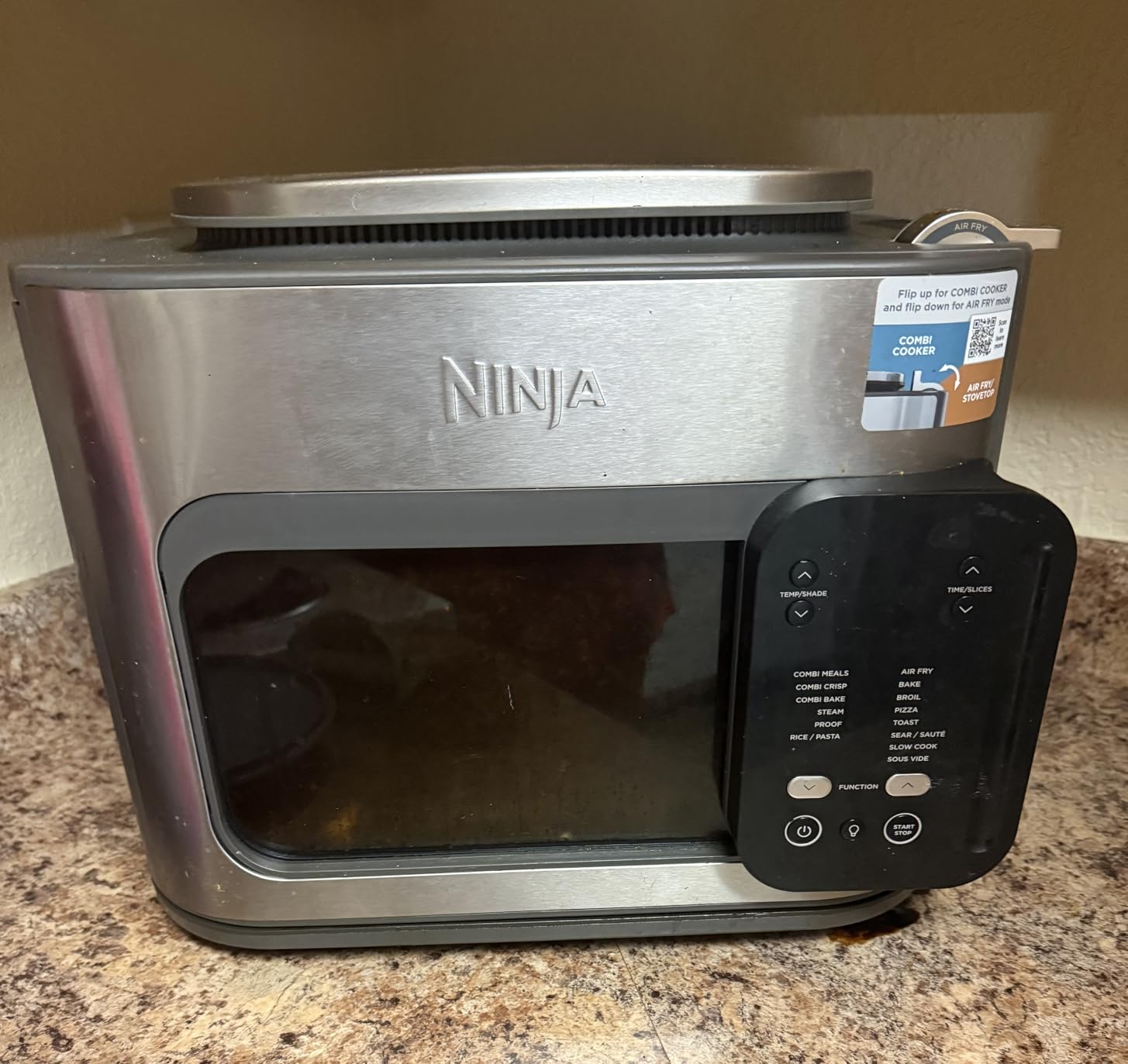 Ninja Combi All-in-One Multicooker & Air Fryer, Stainless Steel, SFP701 | Cooks complete family meals in 15 mins, HyperSteam + Air Fry, 14-in-1, Bake, Roast, Slow Cook & more, 3 accessories included. customer photo 1