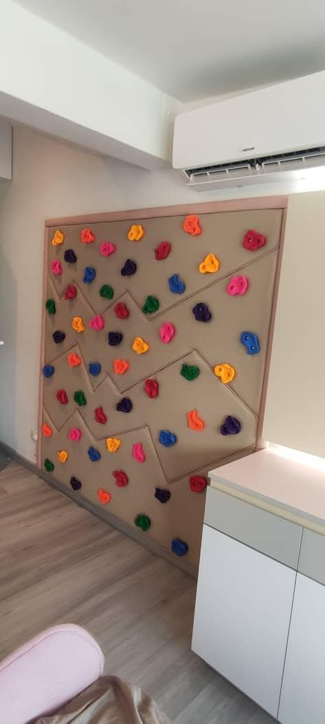 Meooeck 72 Pcs Kids Rock Wall Climbing Holds Set Colorful Grips with Mounting Screws and Hardware for DIY Indoor Outdoor Backyard Playground customer photo 2