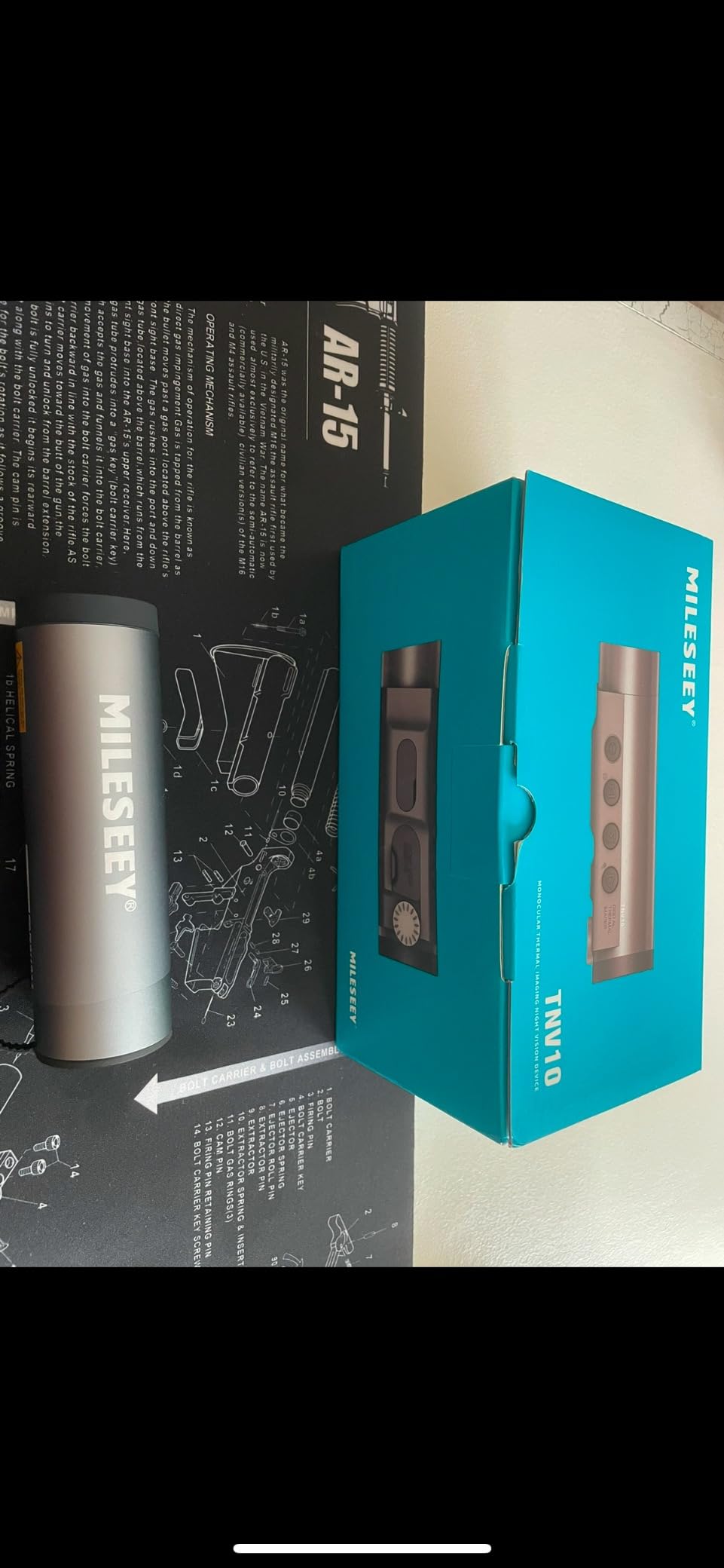 MiLESEEY Thermal Monocular T-Recon Scout, TNV10 Aircraft Mg-Al Alloy Thermal Monocular, Handheld Thermal Imaging, Night Vision Imager customer photo 1
