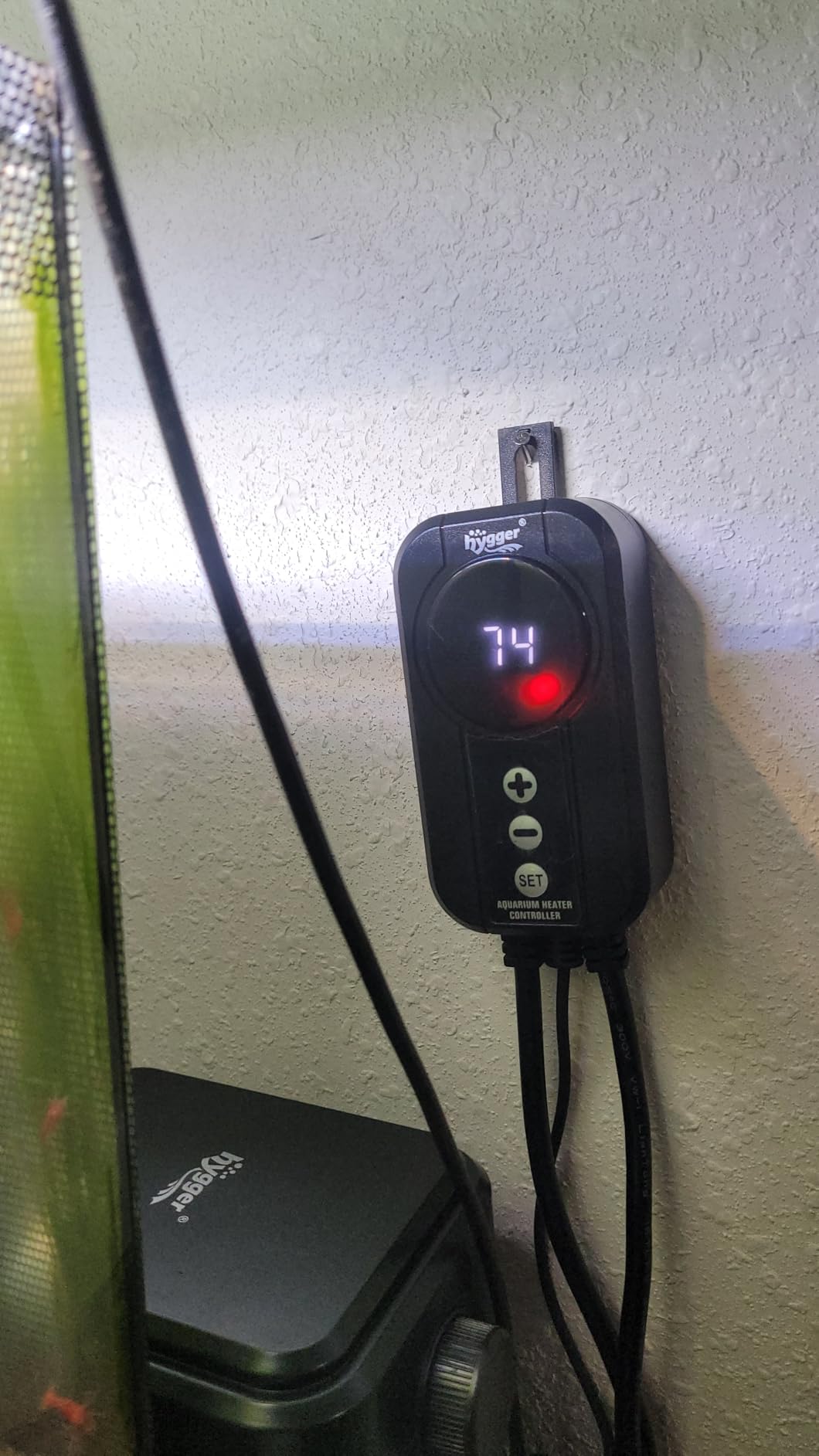 hygger Marine Aquarium Heater 50W 100W 200W 300W 500W, Titanium Heater with Temperature Calibration, Digital LED Controller, Temperature Probe, Submersible Fish Tank Heater for Saltwater Freshwater Tank customer photo 2