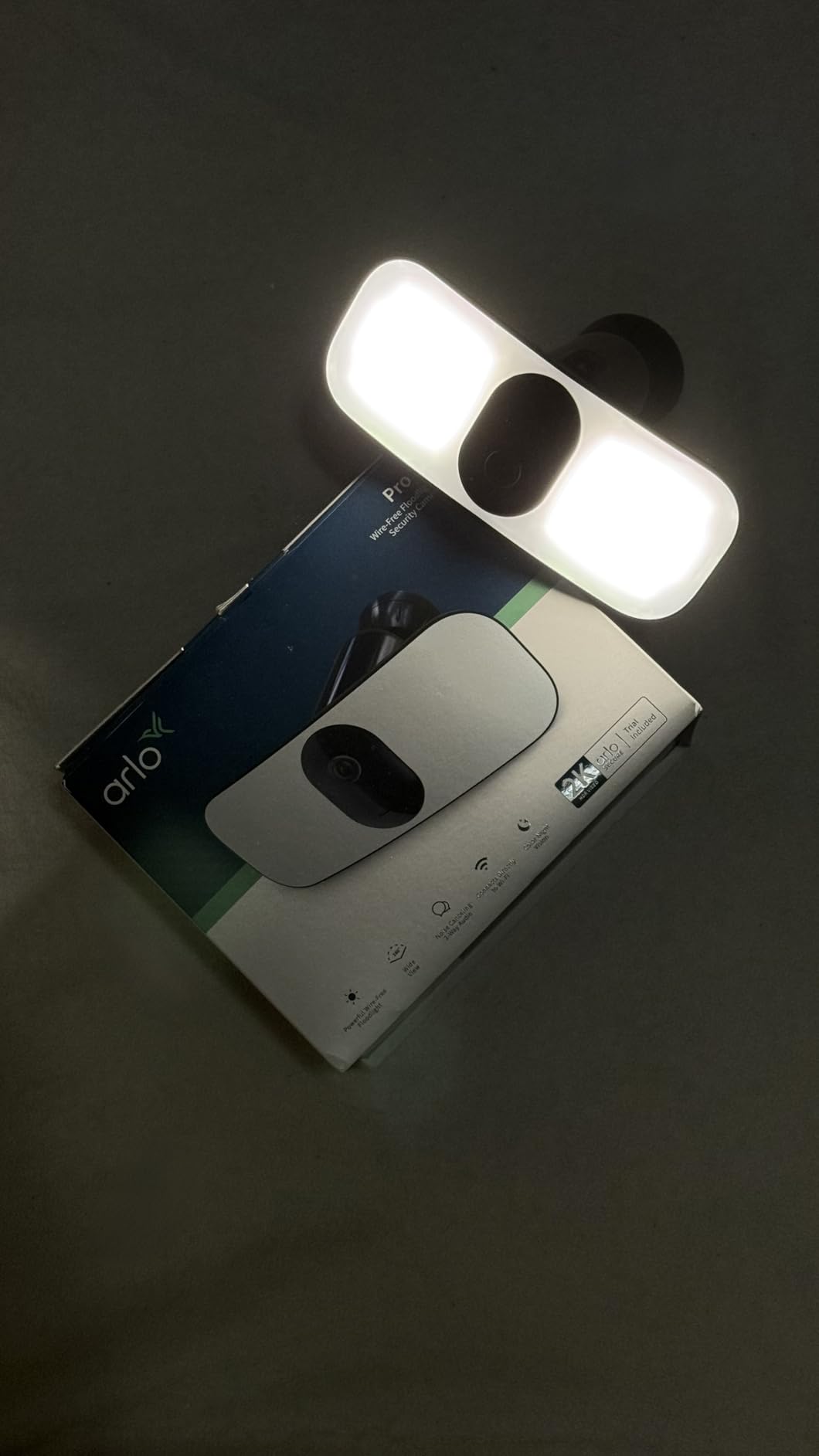 eufy Security Dual-Lens 360 Coverage Floodlight Camera E340, Security Camera Outdoor, Pan & Tilt, AI Detection & Tracking, 8x Hybrid Zoom, No Monthly Fee, 24/7 Recording, Dual-Band Wi-Fi 6, 2000 LM, Wired customer photo 1