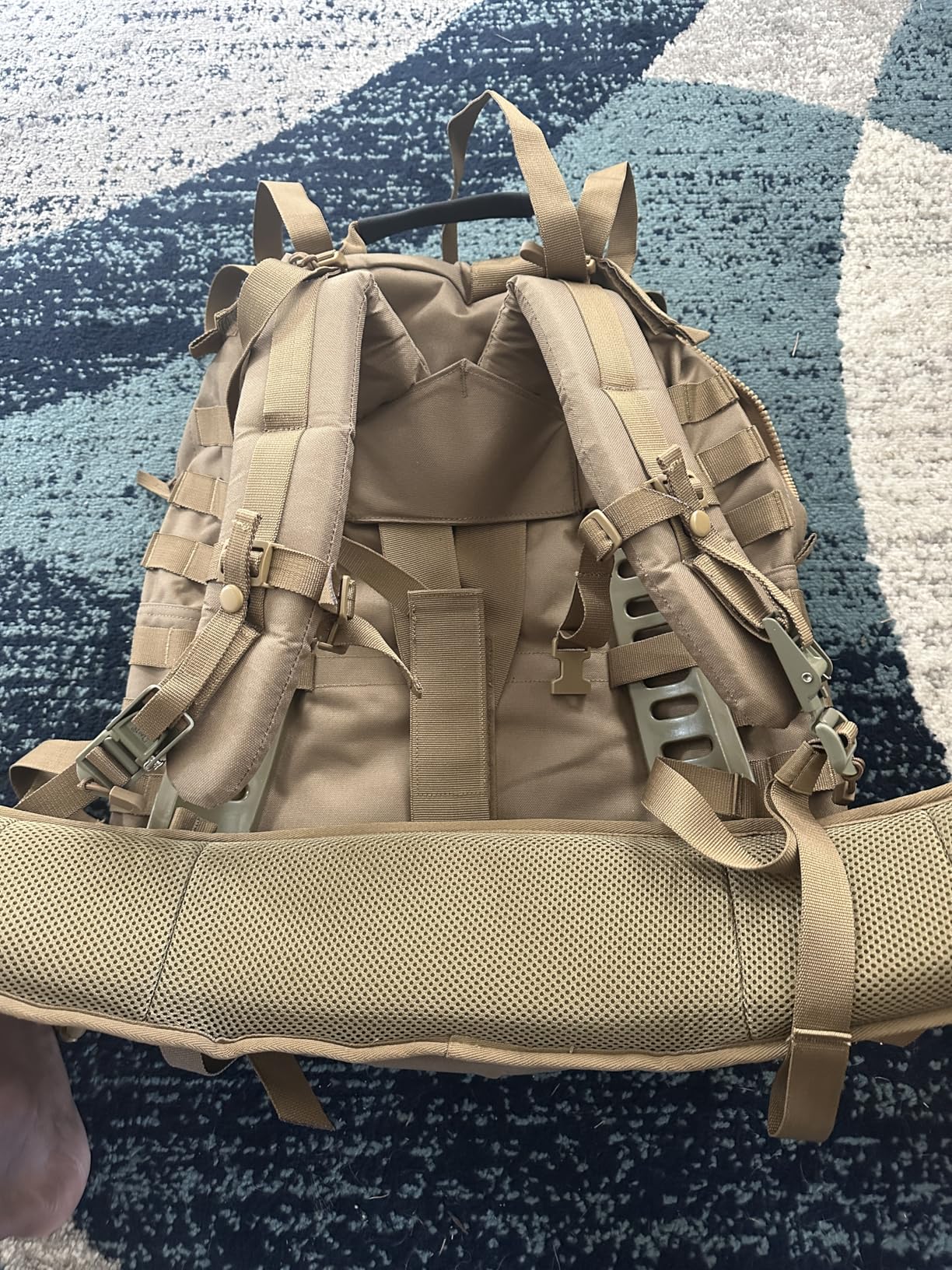 Akmax MOLLE II Medium Rucksack Military Tactical Backpack with Detachable Side Pouches & Upgraded Frame for Enhanced Comfort customer photo 1