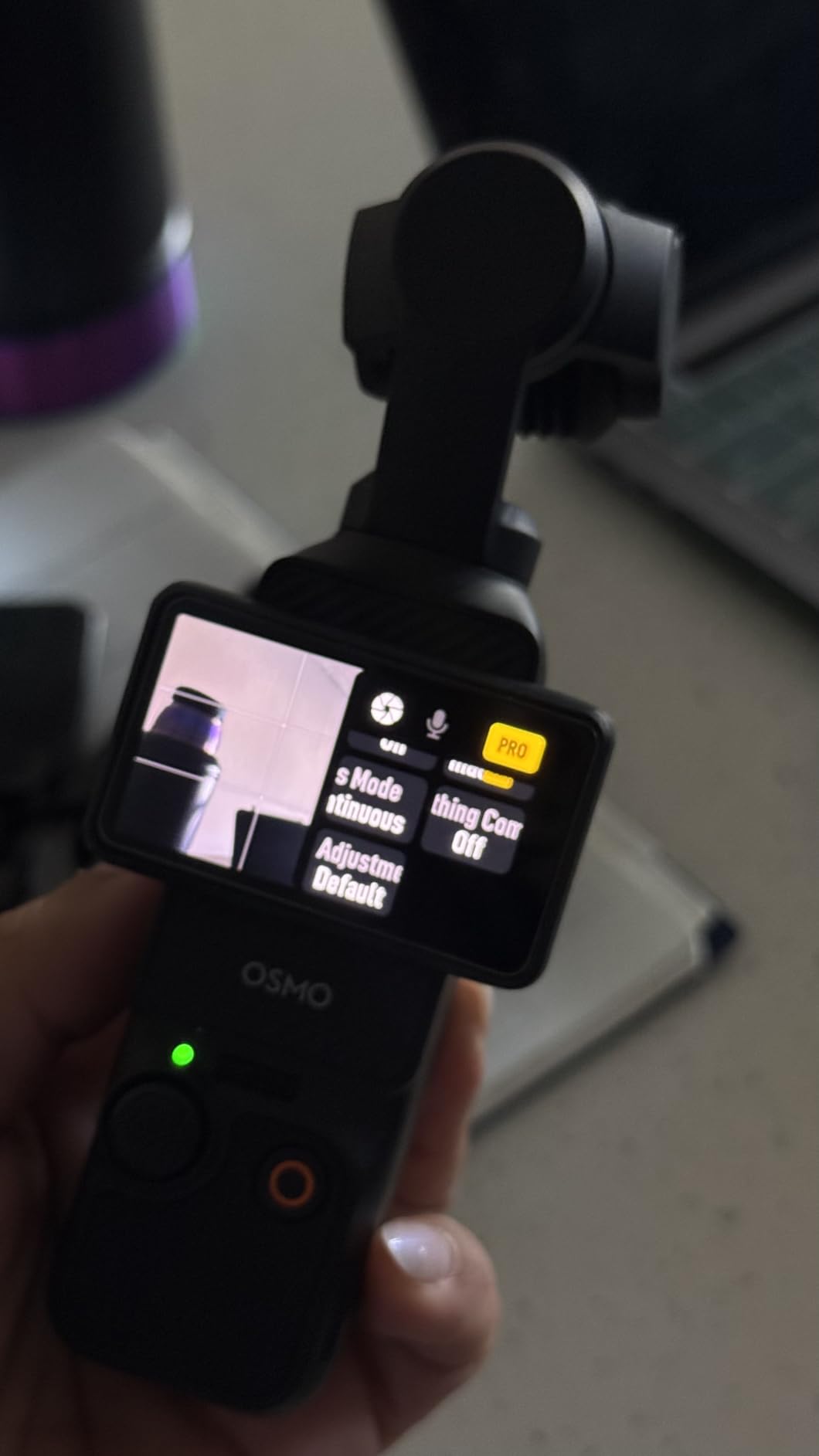 DJI Osmo Pocket 3 Creator Combo, 1'' CMOS, 4K Resolution/120fps Vlog Camera, 3-Axis Stabilization, Face/Object Tracking, Mic Included for Clear Sound, Digital Camera for YouTube customer photo 2