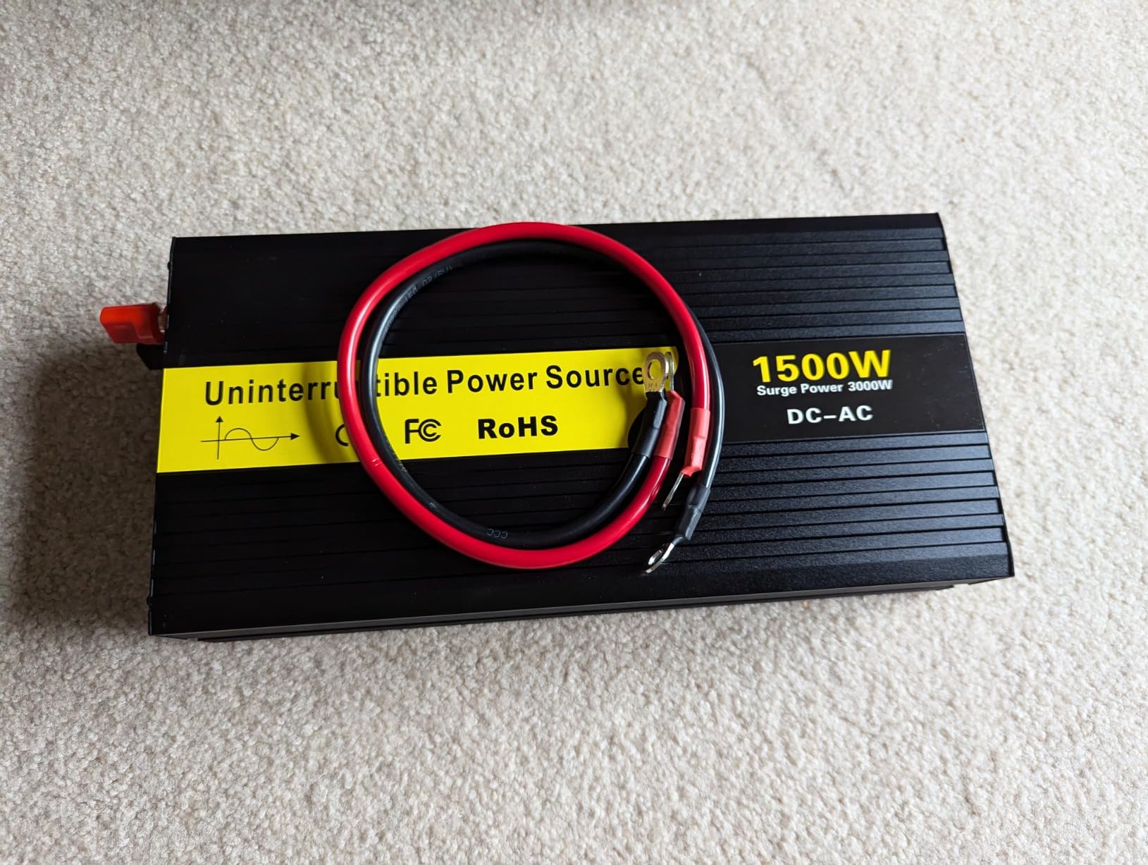 1500W Primary Sump Pump Backup System, Basment Protection Backup Inverter customer photo 1