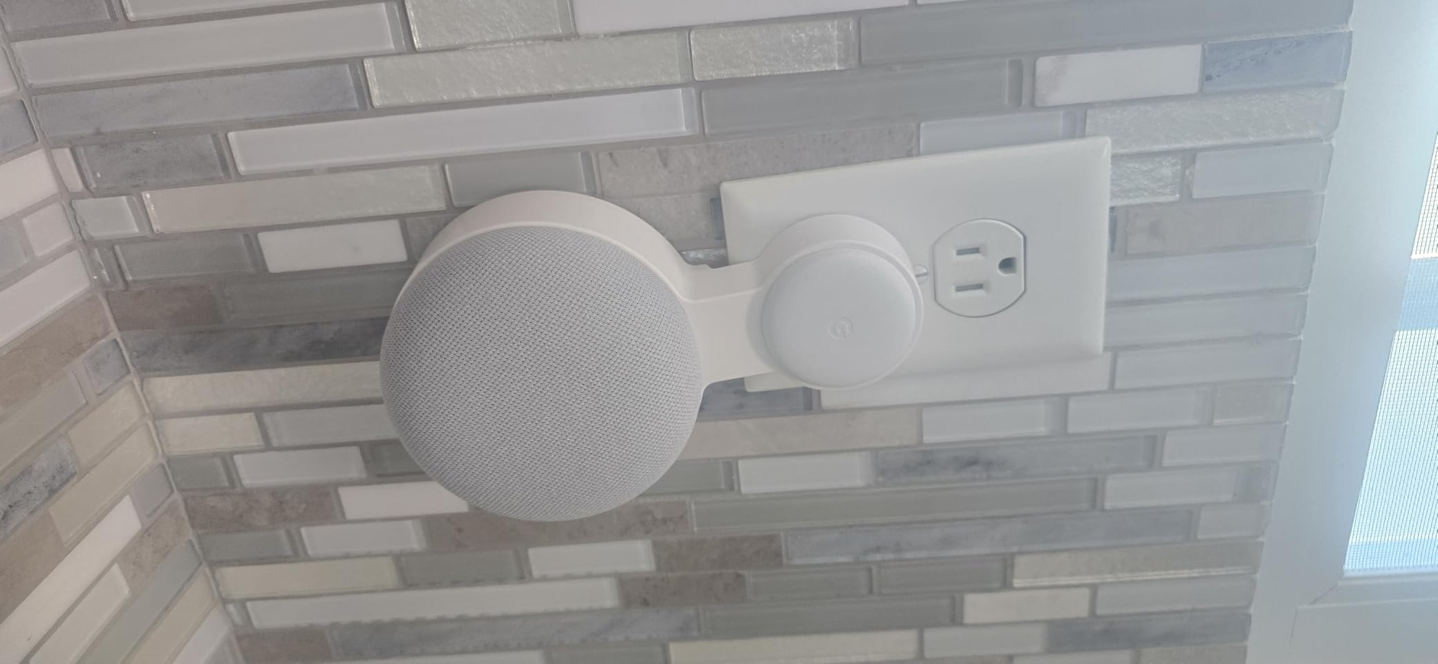 Google Nest Mini 2nd Generation Smart Speaker with Google Assistant - Charcoal customer photo 1
