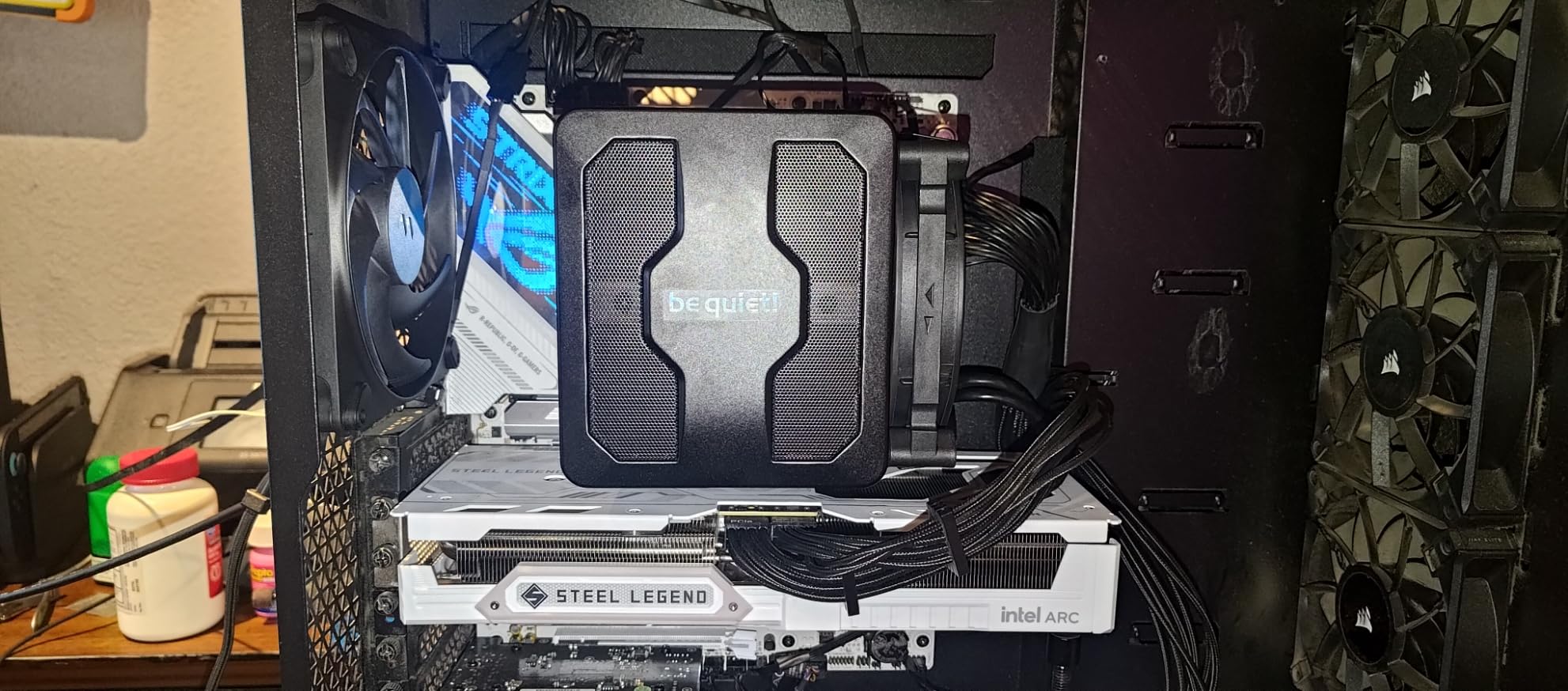 be quiet! Dark Rock Pro 5 Quiet Cooling CPU Cooler | Immensely High Airflow | 7 high-Performance Copper Heat Pipes | Speed Switch | Thermal Grease | BK036 customer photo 1
