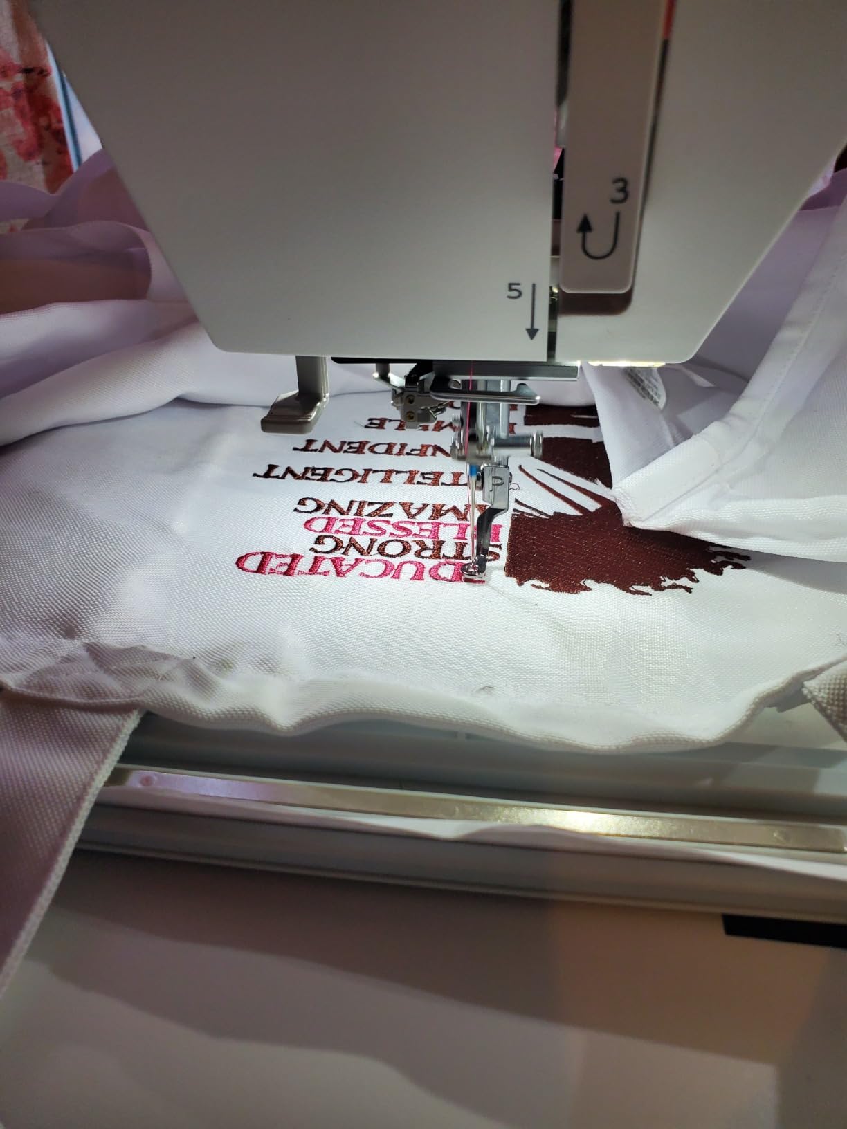Janome Memory Craft 500e LE Embroidery Machine customer photo 2