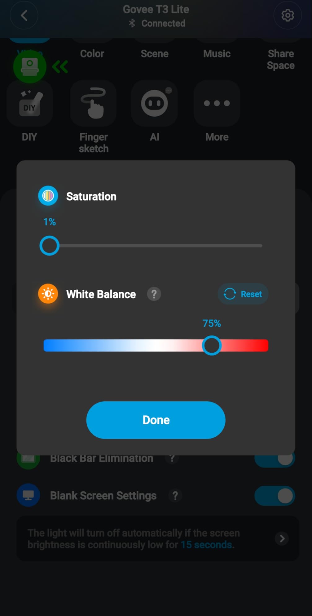 Govee TV Backlight 3 Lite, 16.4ft LED Strip Lights Sync with 75-85 Inch TVs | Upgraded Camera with Fish-Eye Correction Function, RGBICW Screen Sync Lighting, 4 Colors in 1 Lamp Bead, Voice & APP Control customer photo 1