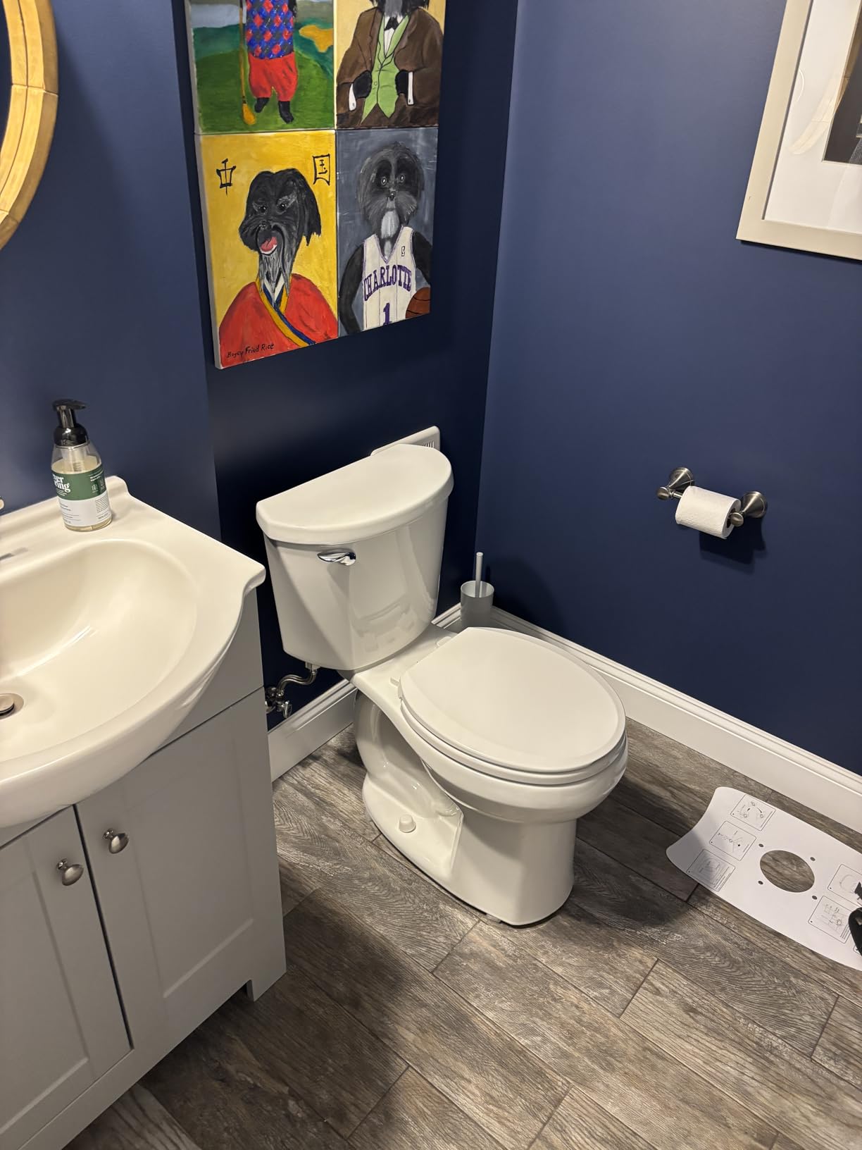 CANEST Smart Toilet, Smart Toilet with Bidet Built in, ADA Comfort Height, Intelligent Temp Control, Foot Sensor Operation, Warm Water, Heated Seat, Air Dryer, Digital Display (TC-100GE) customer photo 2