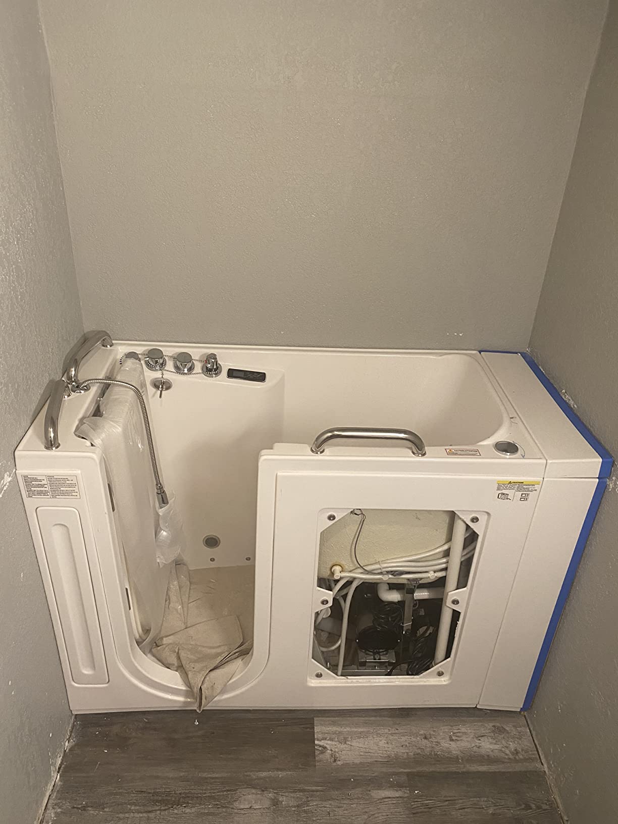 ANZZI Walk-In Tub, 30 x 60 in, Right Drain, Air & Whirlpool Jets, 110V customer photo 1