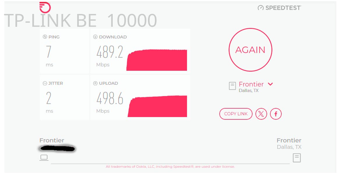Deco 7 Pro Tri-Band WiFi 7 BE10000 Whole Home Mesh System customer photo 1