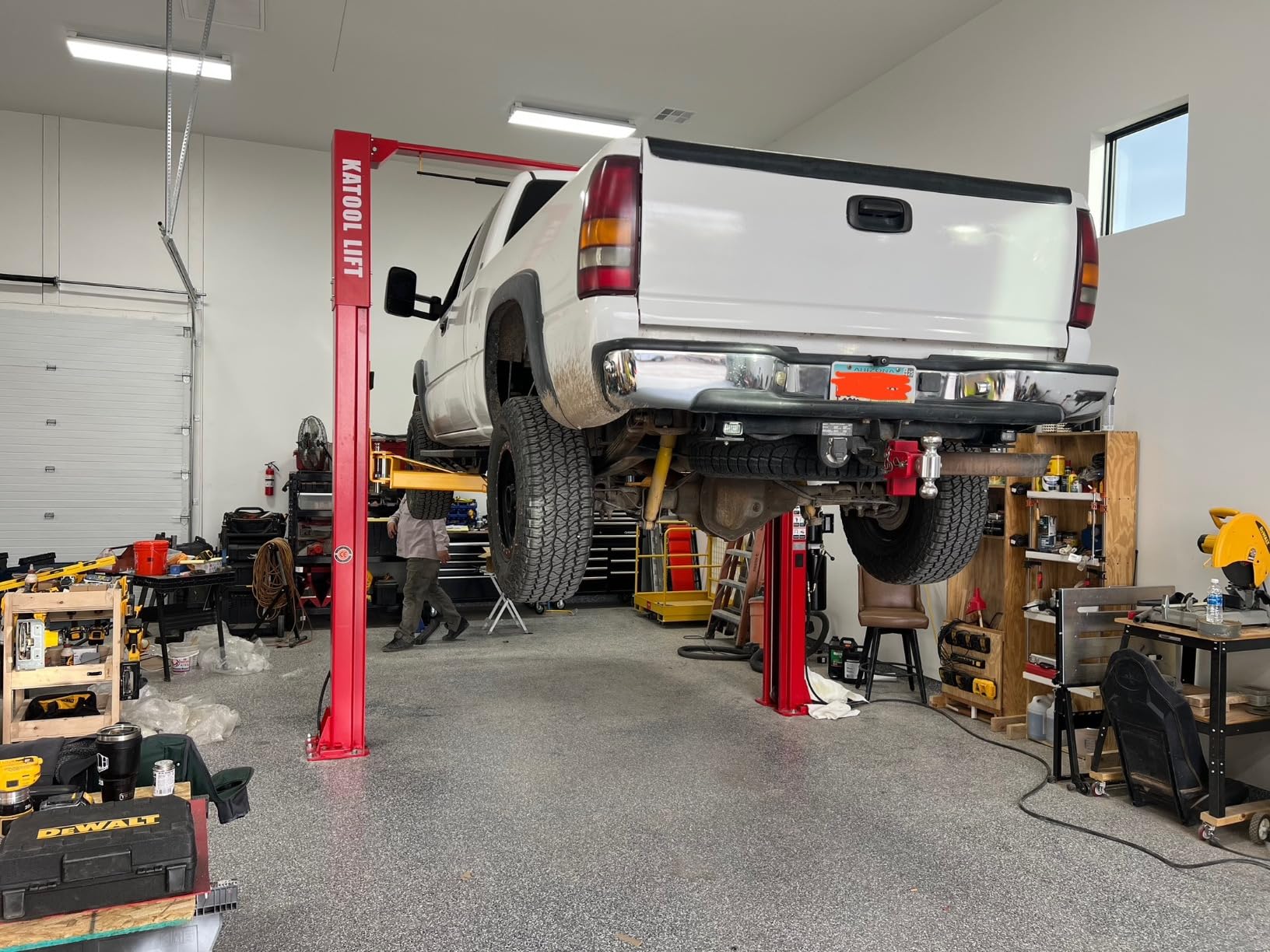 KATOOL 11000lbs 2 Post Car Lift Auto Lift 2 Post Lift Car Lifts for Home Garage customer photo 2