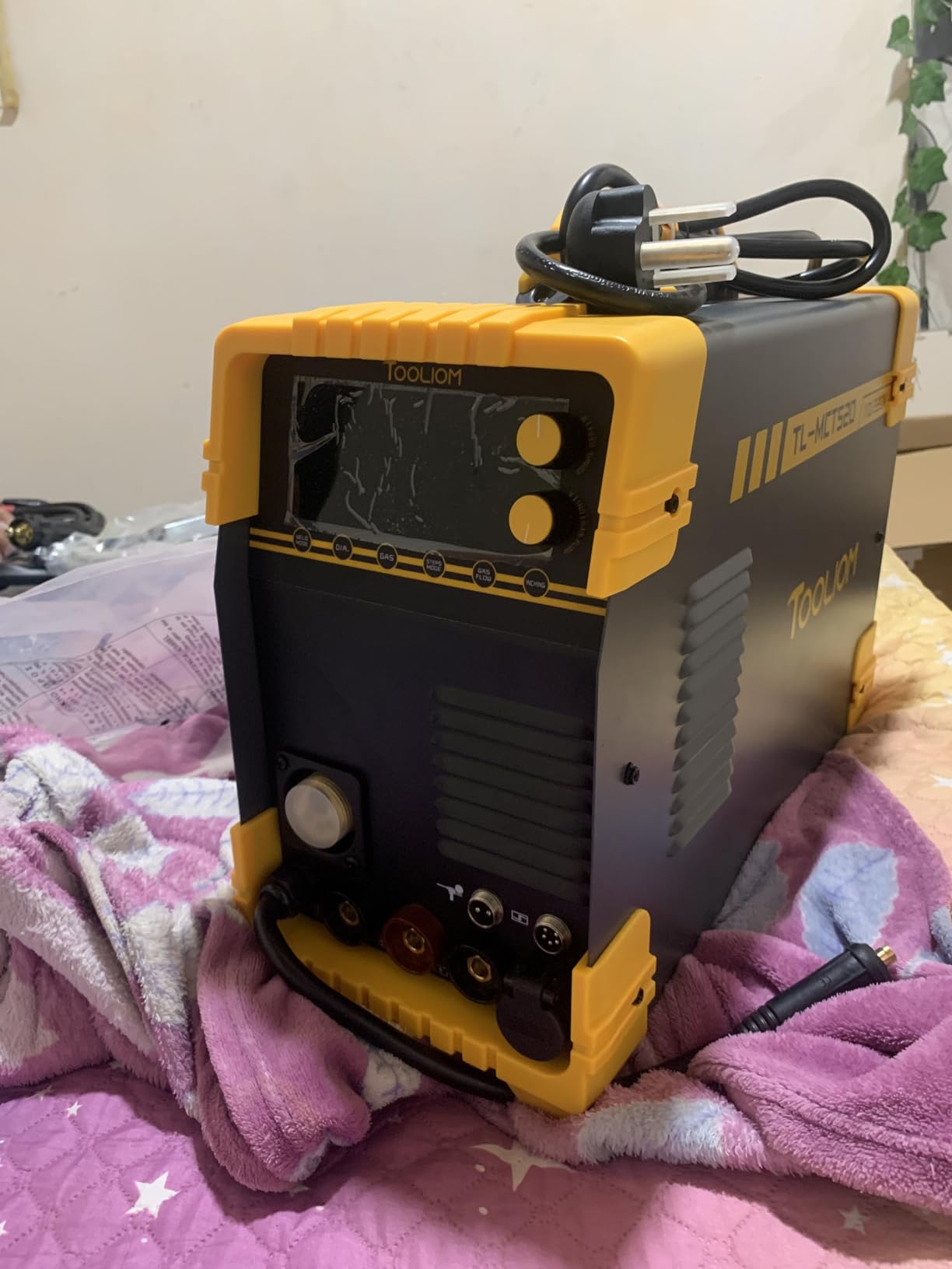 TOOLIOM 110/220V 6-in-1 Welder & Plasma Cutter Kit with Wire, Rod & Gloves | MIG/TIG/CUT/stick/flux MIG/spool gun welder, smart digital display, aluminum welding machine customer photo 2