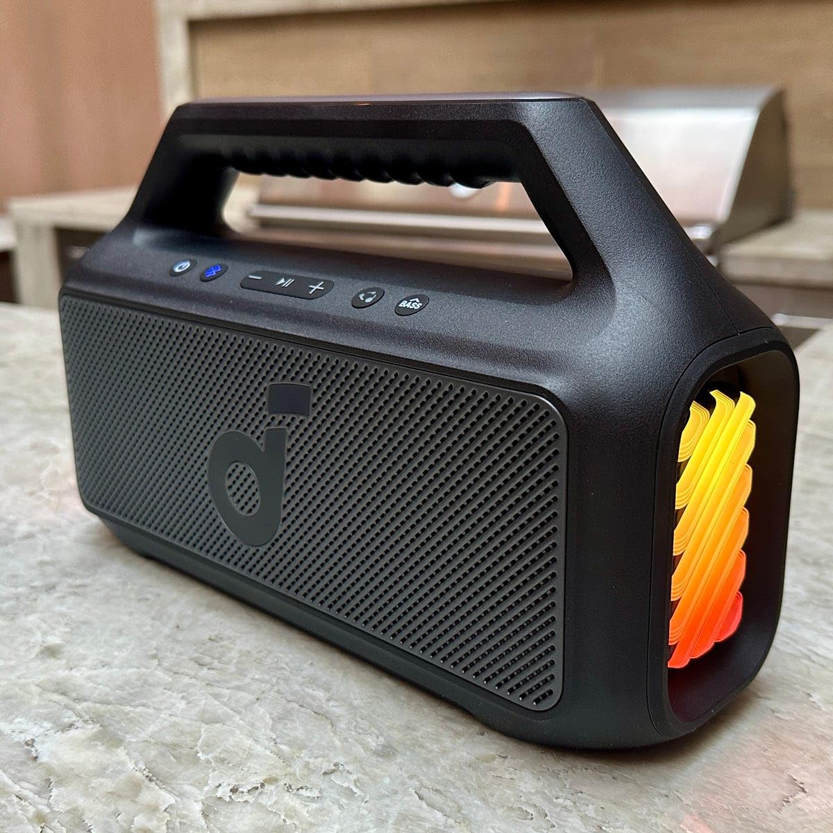 Soundcore Boom 2 by Anker, 80W Outdoor Bluetooth Speaker, 24H Playtime | IPX7 Waterproof, BassUp 2.0, RGB Lights, Power Bank, Bluetooth 6.0, Camping and Beach Use customer photo 1