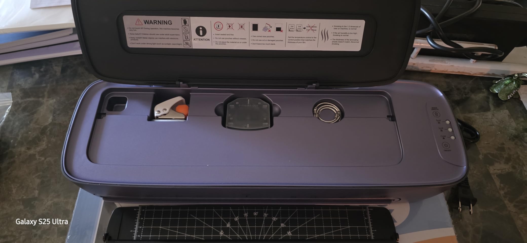 Laminator Machine 13 Inch Wide Thermal Lamination 9 in 1 Cold Hot A3 Laminating Machine for Teacher Personal, 60s Warm-Up No Jam laminator Machine 11x17 with 30 Laminating Sheets for Home Office Use customer photo 1