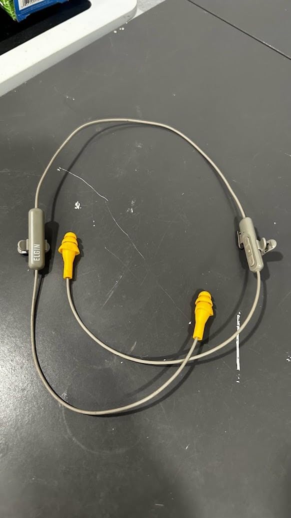 Elgin Ruckus Wireless Bluetooth Earplug Headphones, 25 dB Noise Reduction Ear Plug Earbuds, Noise Cancelling Mic, 12 Hour Battery, IP65 sweatproof, OSHA Compliant Hearing Protection, Work Safety customer photo 1