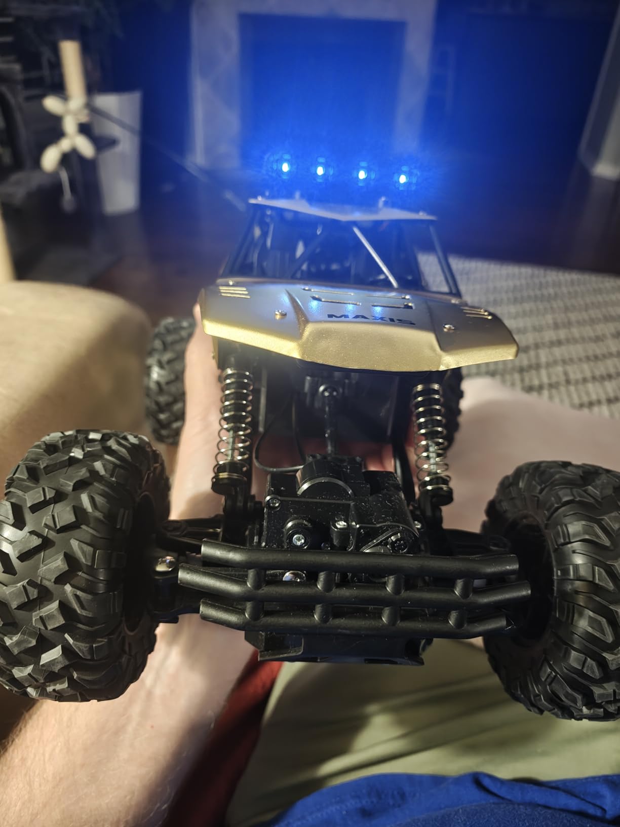 RC Cars Remote Control Car 1:12 Off Road Truck, Metal Shell LED Headlights Offroad Monster RC Truck, 4x4 All Terrain Hobby RC Cars Toys for Boys Kids Adults Gifts 8-12 customer photo 1