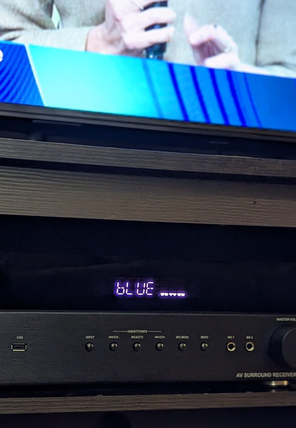 Pyle 5.2 Channel Hi-Fi Home Theater Receiver - 1000W MAX Wireless BT Surround Sound Stereo Amplifier System with 4k Ultra HD Support customer photo 2