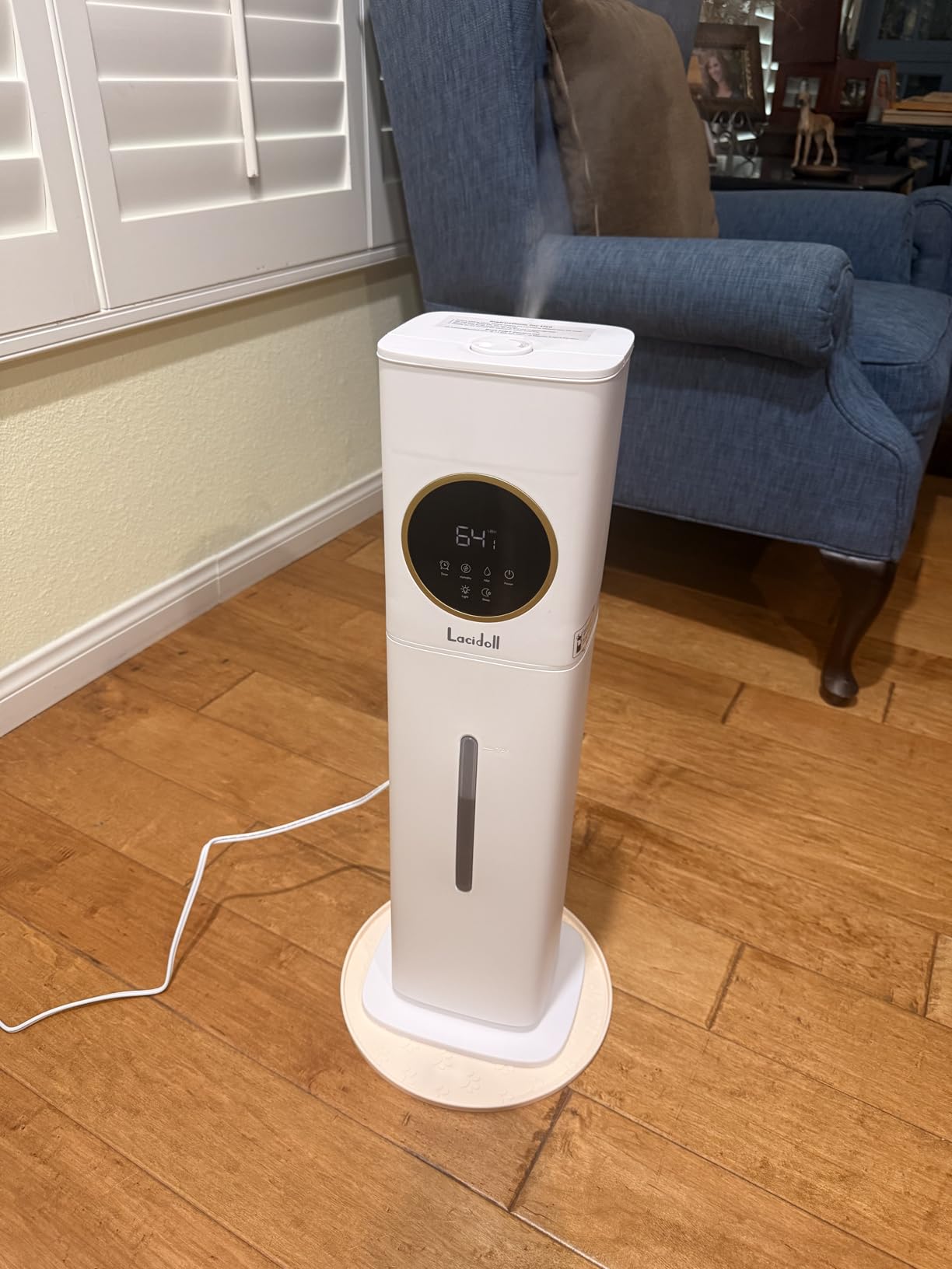 Humidifier Large Room Bedroom with Night Light, 2.1Gal(8L) Humidifiers for Home with Essential Oil Diffuser, Top Fill Whole House Cool Mist Humidifiers for Plants Baby Kids Adults customer photo 1