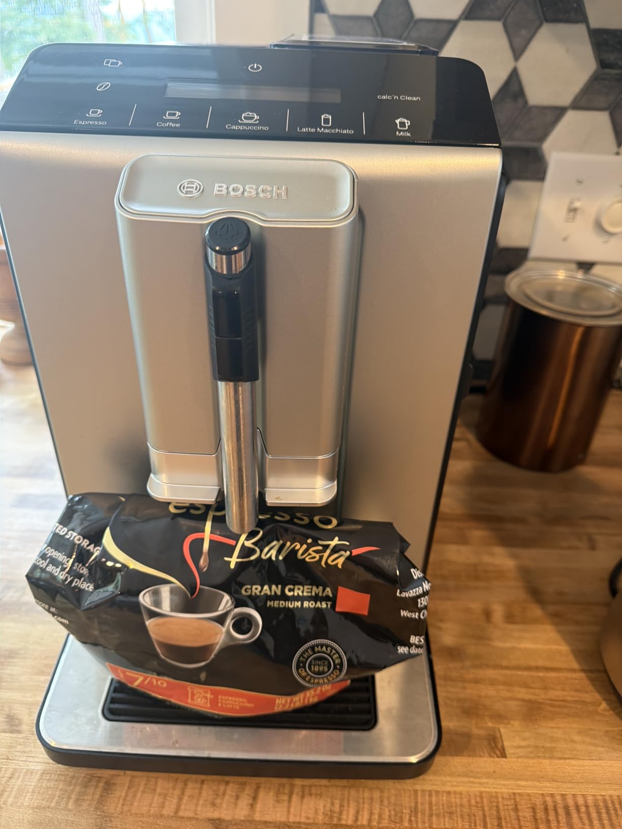Bosch 300 Series Fully Automatic Espresso Machine with Grinder and Steam Wand customer photo 1