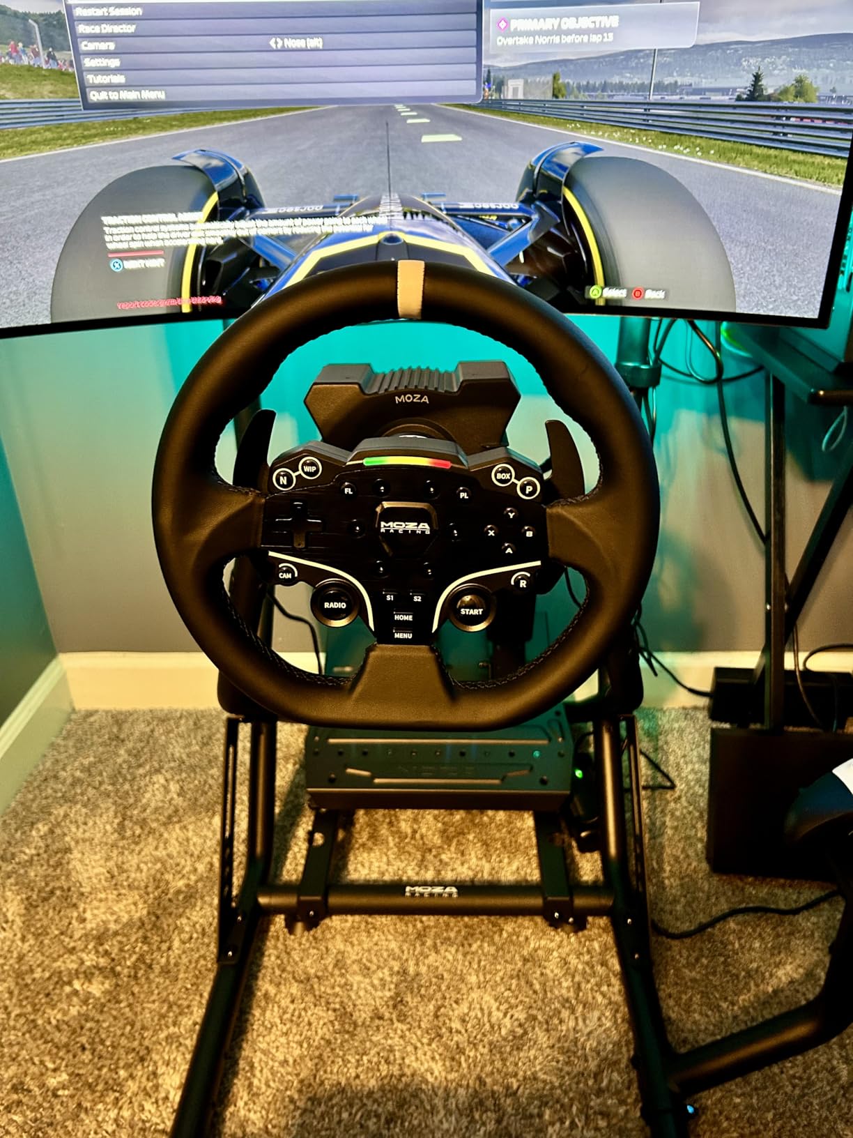 ARES WING Racing Simulator Cockpit with Seat, Formula and GT Sim Racing Cockpit Compatible with Fanatec, Thrustmaster, Logitech, Moza Racing Games on PS5, PS4, Xbox and PC customer photo 1
