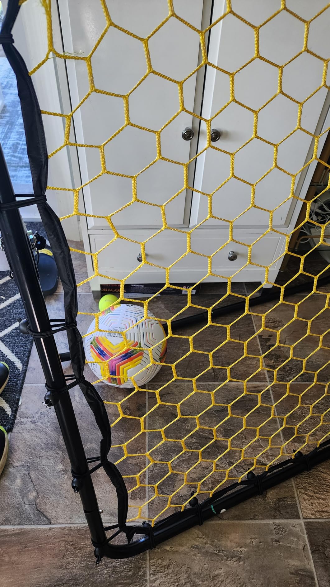 Happy Jump Portable Soccer Rebounder Net for Kids Soccer Training Practice customer photo 1