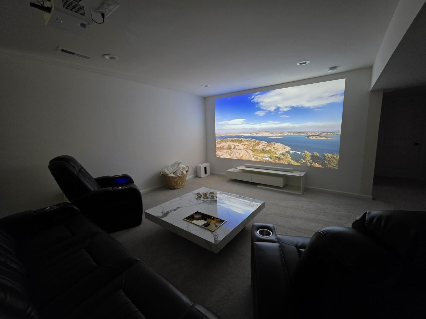 BenQ TK710 4K Laser 3200 Lumens Movie and Gaming Projector with 4ms Response Time | 240Hz Refresh Rate | HDR10 & HLG | ARC/eARC Support | Vertical Lens Shift | 3D Keystone | 1.3x Zoom | HDR Game Modes customer photo 2