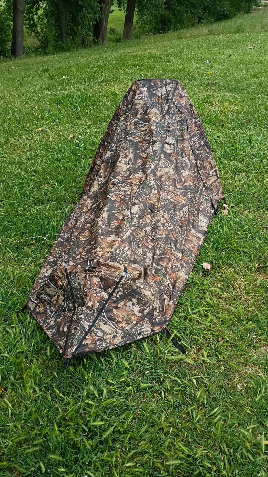 GEERTOP Ultralight Solo Bivy Tent, 1 Person Backpacking Tent for Camping | Lightweight & Waterproof Solo Tent, Aluminum Poles, Double-Wall, for Camping, Hiking, Hunting, Motorcycle Adventures customer photo 1