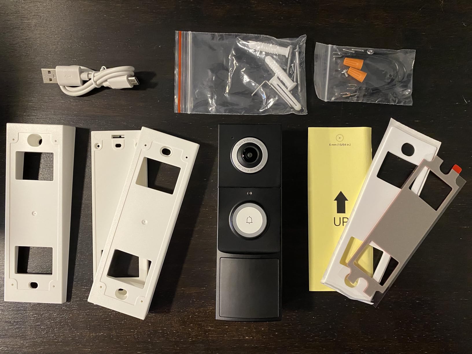 Tapo 2K+ Wired or Battery Powered Smart Video Doorbell with Chime - 180 Field of View, Person/Vehicle/Package Detection, Ring Call, 2-Way Audio, Subscription-Free Local Storage or Optional Cloud, D225 customer photo 2