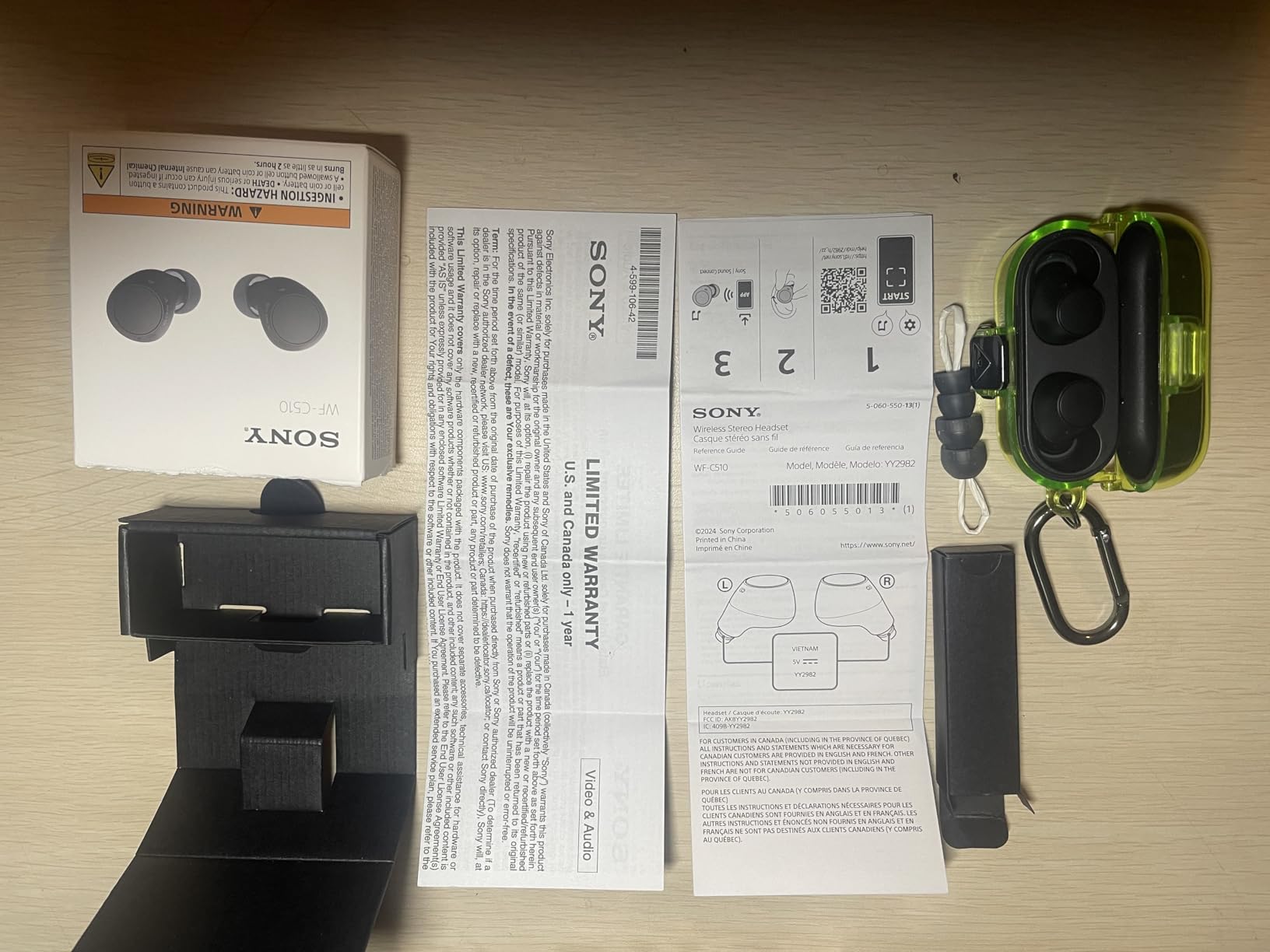 WF-C510 Truly Wireless in-Ear Bluetooth Earbud Headphones with up to 22-Hour Battery, Multipoint-Connection, Mic and IPX4 Water Resistance, Black customer photo 2