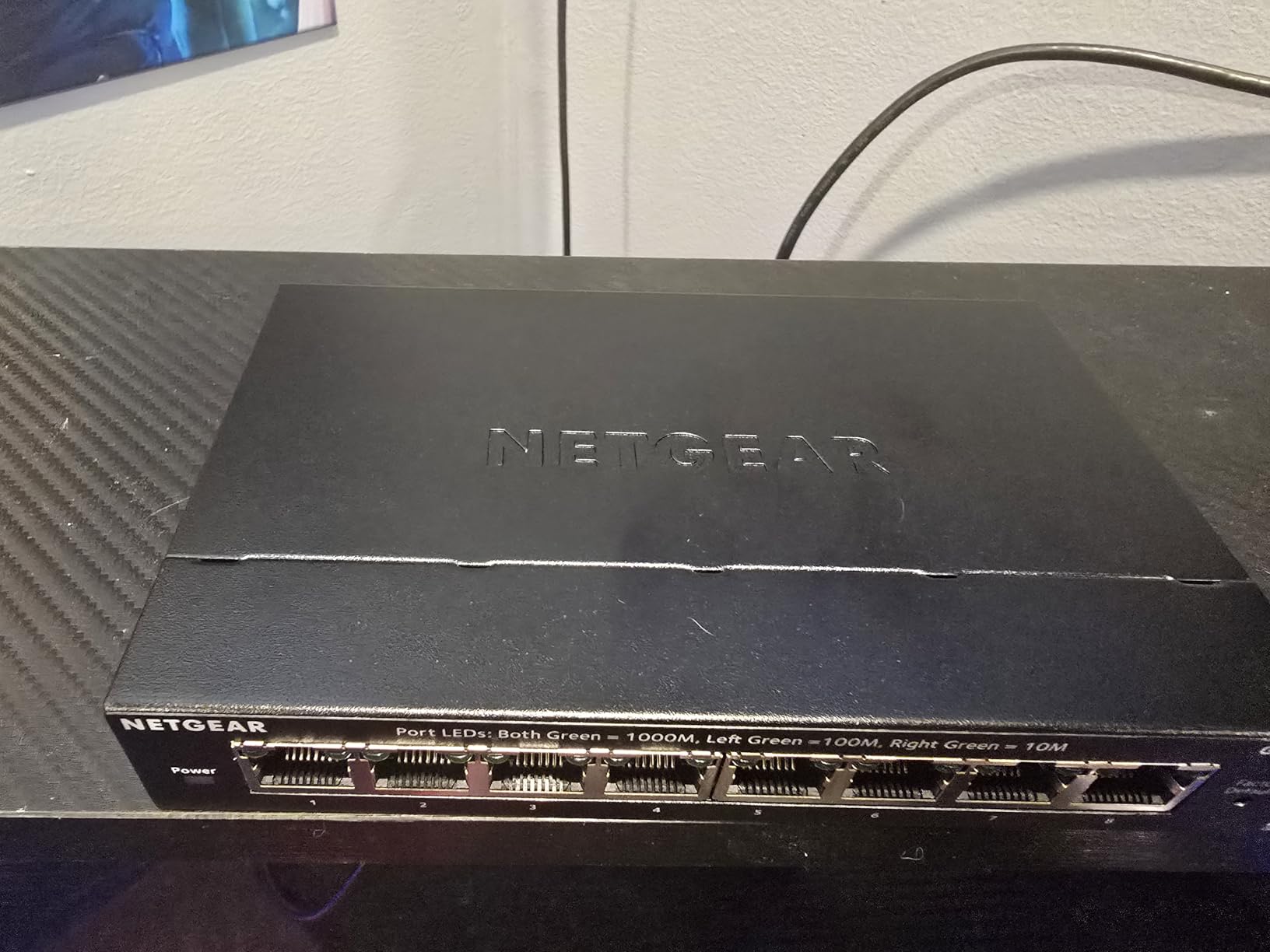 NETGEAR 8-Port Gigabit Ethernet Easy Smart Managed Essentials Switch (GS308E) - Desktop or Wall Mount, Home Network Hub, Office Ethernet Splitter, Silent Operation customer photo 1
