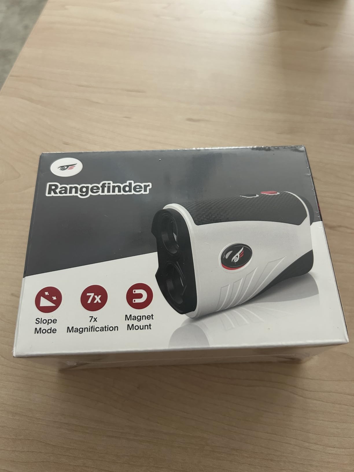 Golf Rangefinder with Slope - 1200 Yards Laser Range Finder with Flag Pole Locking Vibration, 7X Magnification rangefinder with Magnet Stripe customer photo 2