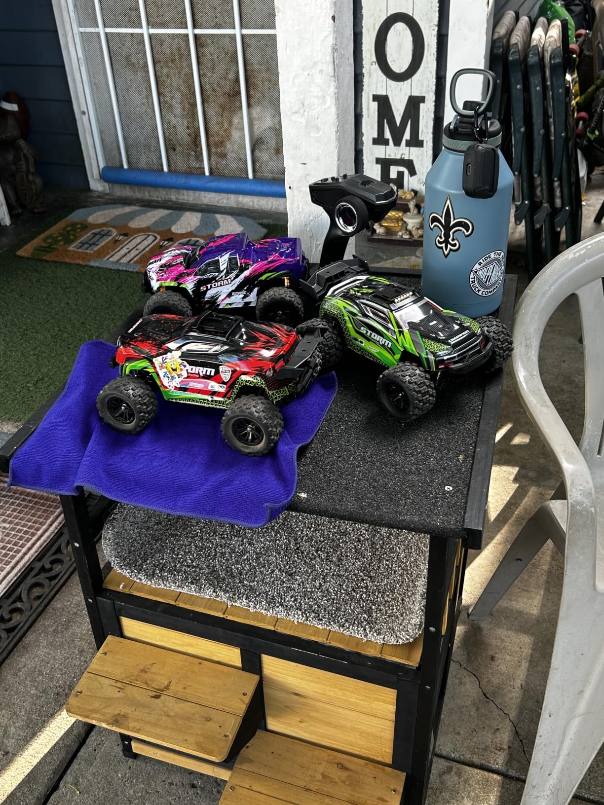 1:18 All Terrain RC Car for Adults & Boys (HS18-05), 4WD Off-Road RC Truck High Speed Fast 40+ KPH, 4X4 Waterproof Remote Control Car with 2 Rechargeable Batteries customer photo 1