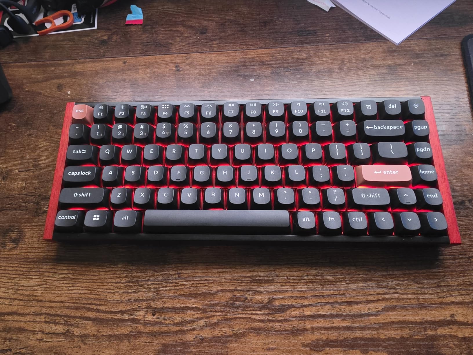 Keychron K2 HE Rapid Trigger Wireless Custom Keyboard with Hall Effect Gateron Double-Rail Magnetic Switch, QMK 2.4 GHz Bluetooth 5.2 RGB Compatible with Mac Windows Linux customer photo 1