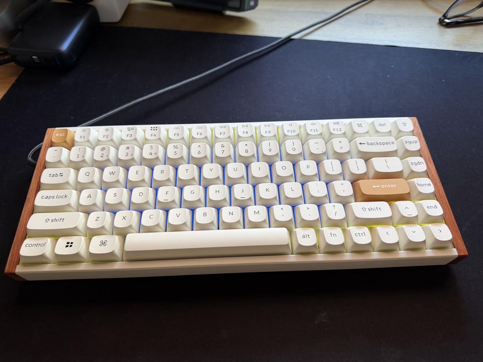 Keychron K2 HE Rapid Trigger Wireless Custom Keyboard with Hall Effect Gateron Double-Rail Magnetic Switch, QMK 2.4 GHz Bluetooth 5.2 RGB Compatible with Mac Windows Linux customer photo 2