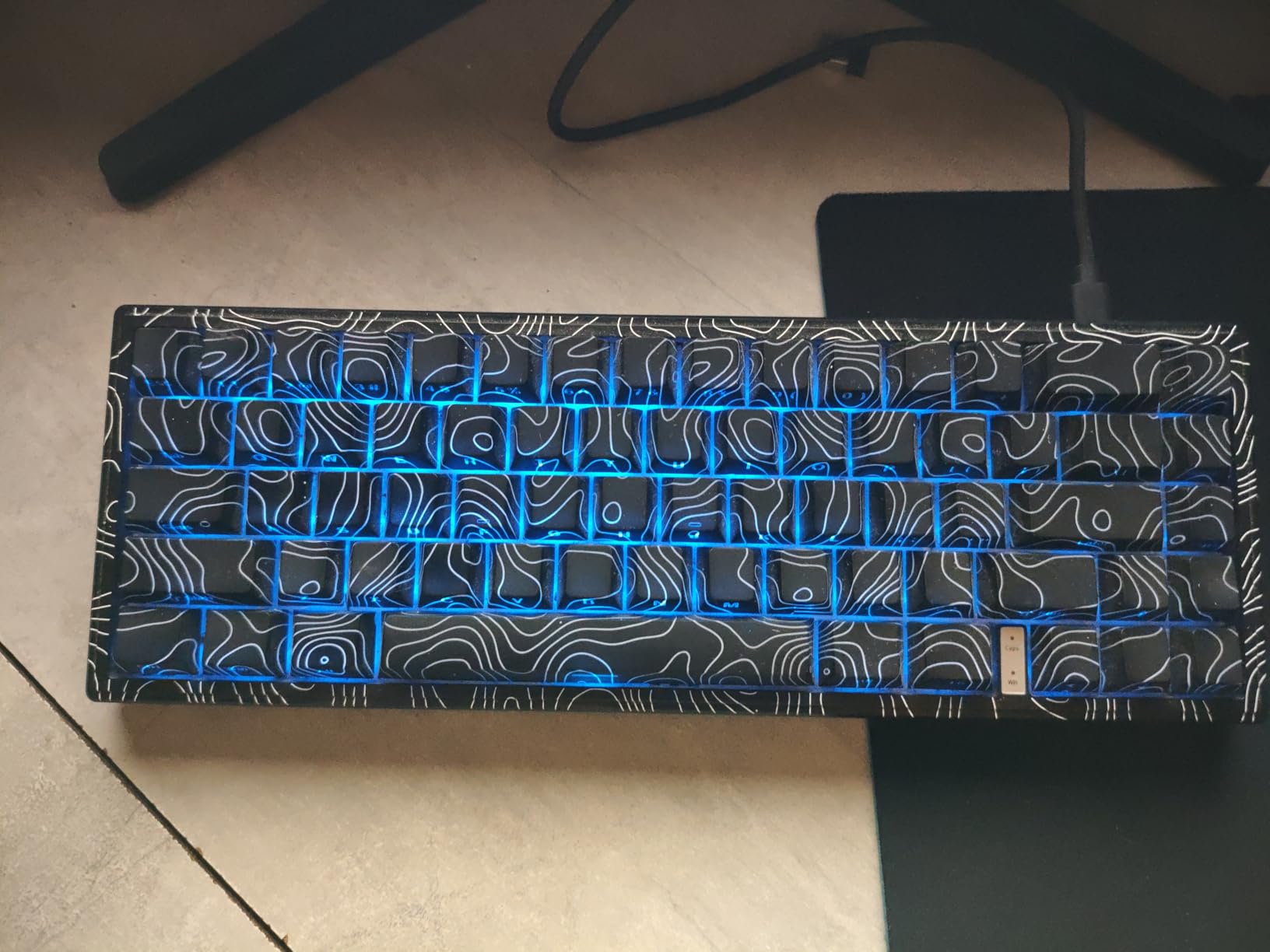 Womier M68HE PRO 60% Percent Keyboard Rapid Trigger Gaming Keyboard RGB | Hall Effect Topographic Keyboard,Wired Custom 8000 Hz Mechanical Keyboard with Magnetic Switch,PBT Keycap for Mac/Win,Black customer photo 1