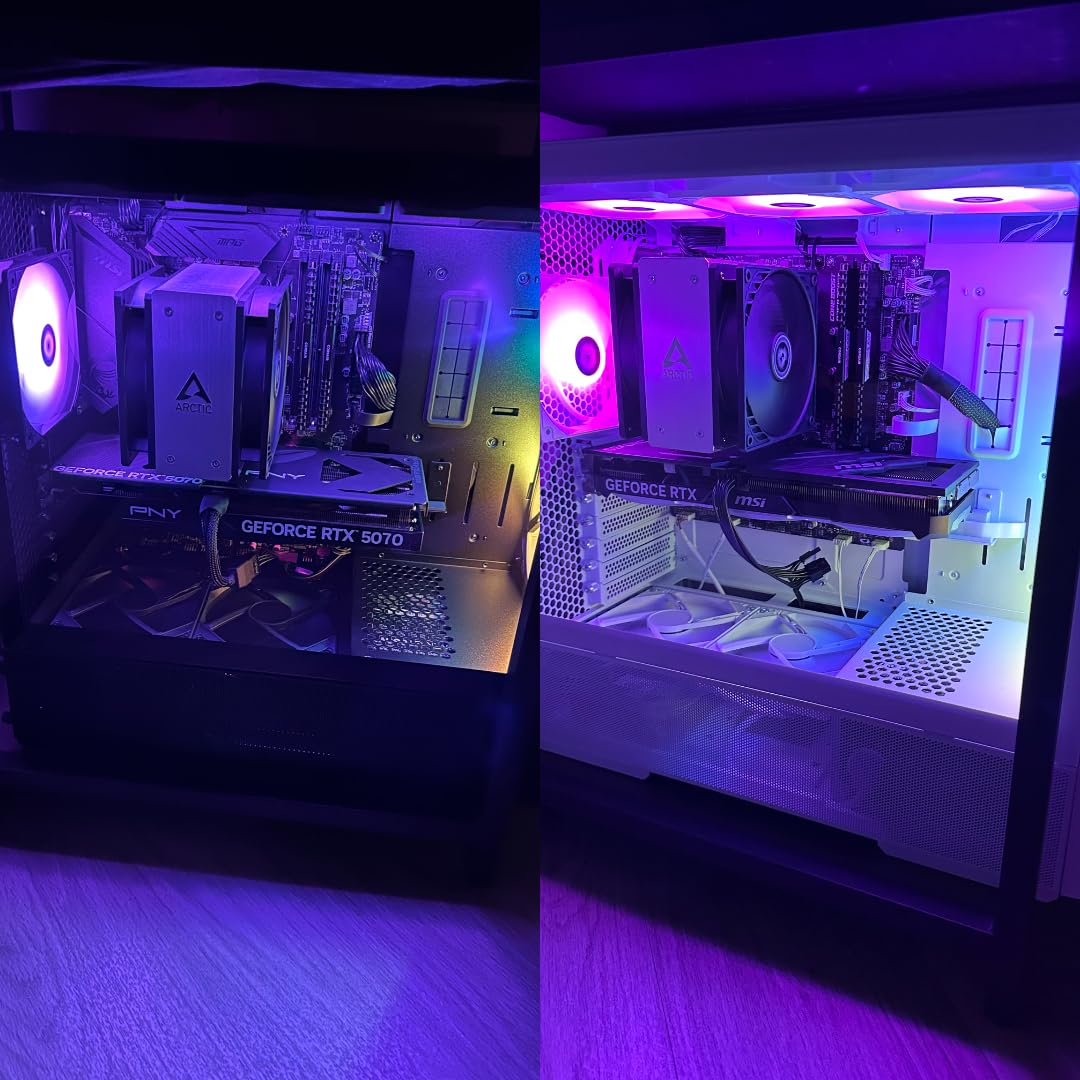LIAN LI LANCOOL 207 Compact ATX RGB Gaming Computer Case, Airflow Optimized Mesh Panels Tower Chassis w/ 2x140mm ARGB, 2x120mm PWM Fans Pre-Installed, USB Type-C Port, Tempered Glass Side Panel (Black) customer photo 2