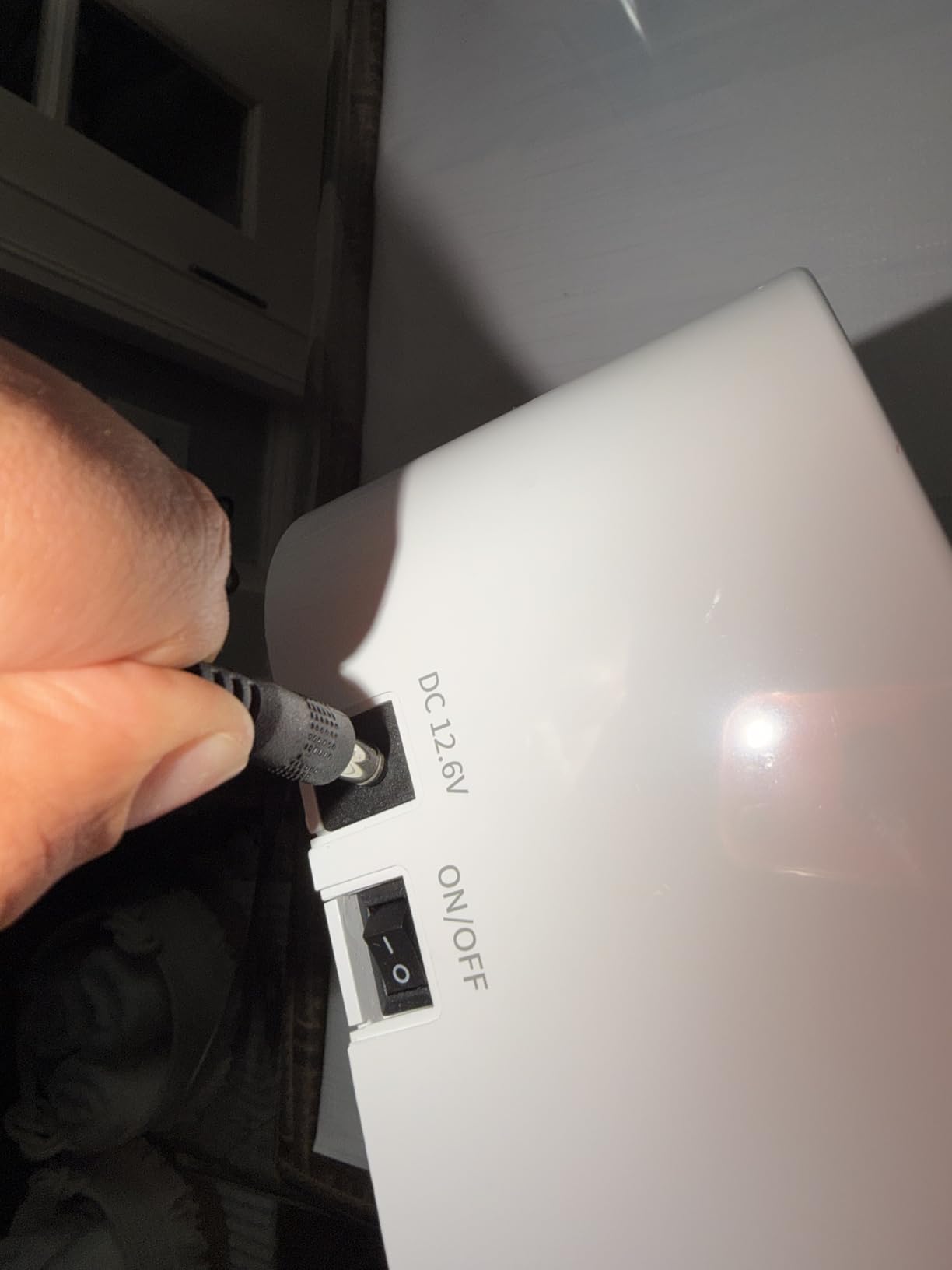 GAOY Cordless UV LED Nail Lamp for Gel Nails, Rechargeable UV Light, White | Professional Nail Dryer, 4 Timers, Automatic Sensor and Sensitive Mode for Fast Curing customer photo 2