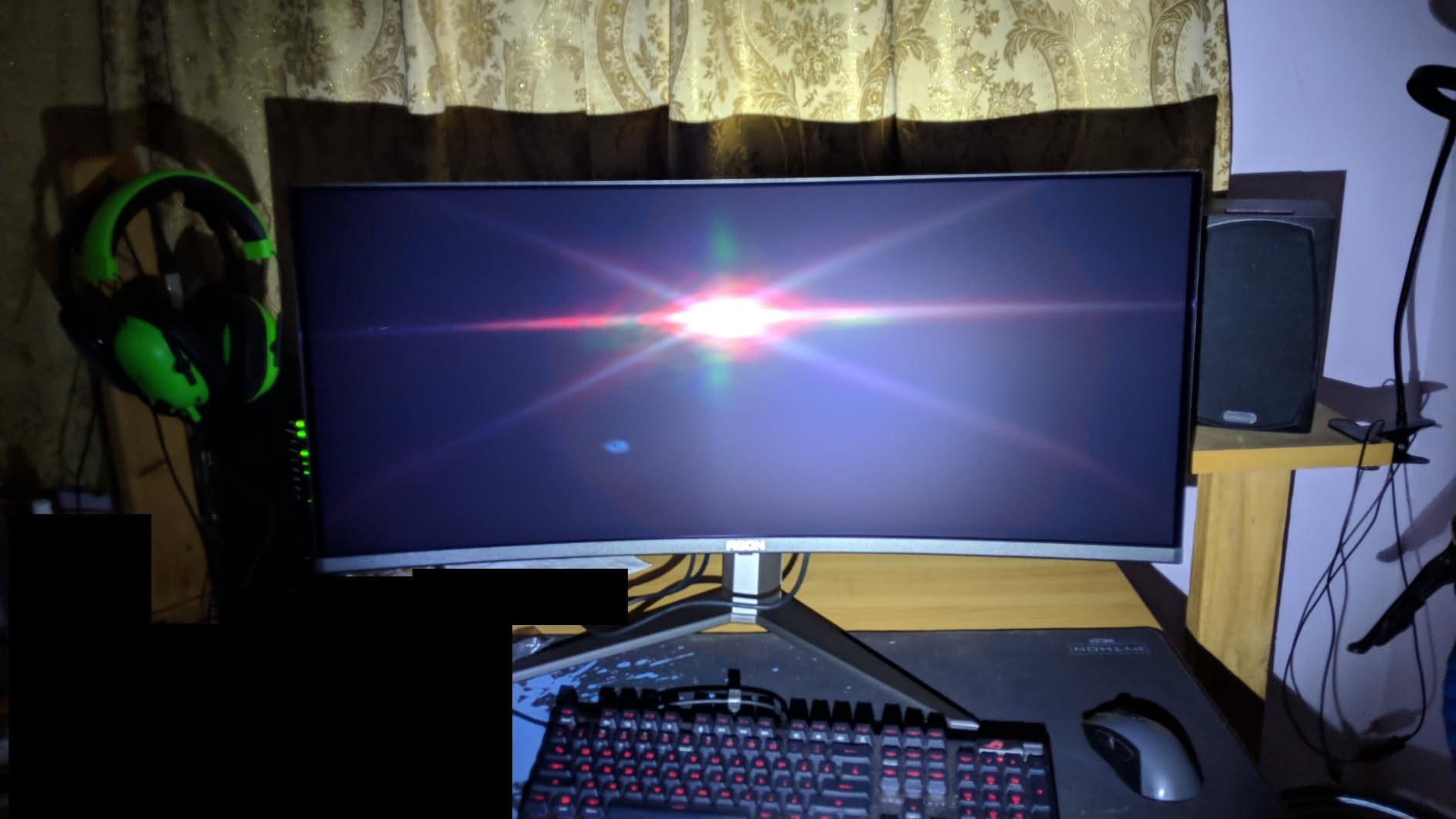 AOC Agon PRO AG346UCD 34'' Ultra Wide Curved QD OLED Gaming Monitor, 21:9 WQHD 3440x1440, 175Hz 0.03ms, G-Sync Compatible, HDR 400 True Black, USB 3.2, Height Adjustable, Console Gaming Ready customer photo 2