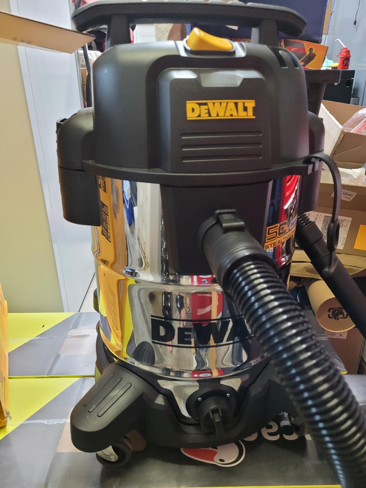 DEWALT 10 Gal Stealthsonic Shop Vacuum Wet and Dry, 5HP Heavy-Duty Stainless Steel Shop Vac, Ultra-Quiet customer photo 2