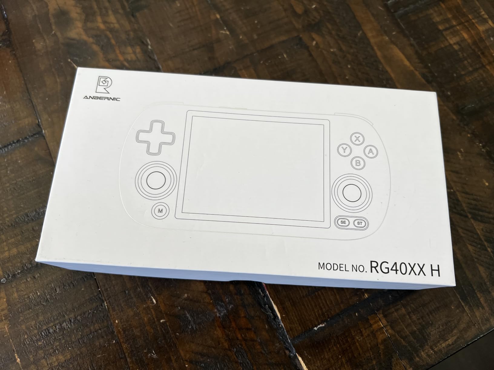 Anbernic RG40XX H Retro Handheld Game Console RG40XXH Retro Gaming Console with 4'' IPS Screen Linux System Built-in 64G TF Card Preloaded Games 5000+ RG40XX H Supports 5G WiFi Bluetooth 4.2 Black customer photo 1