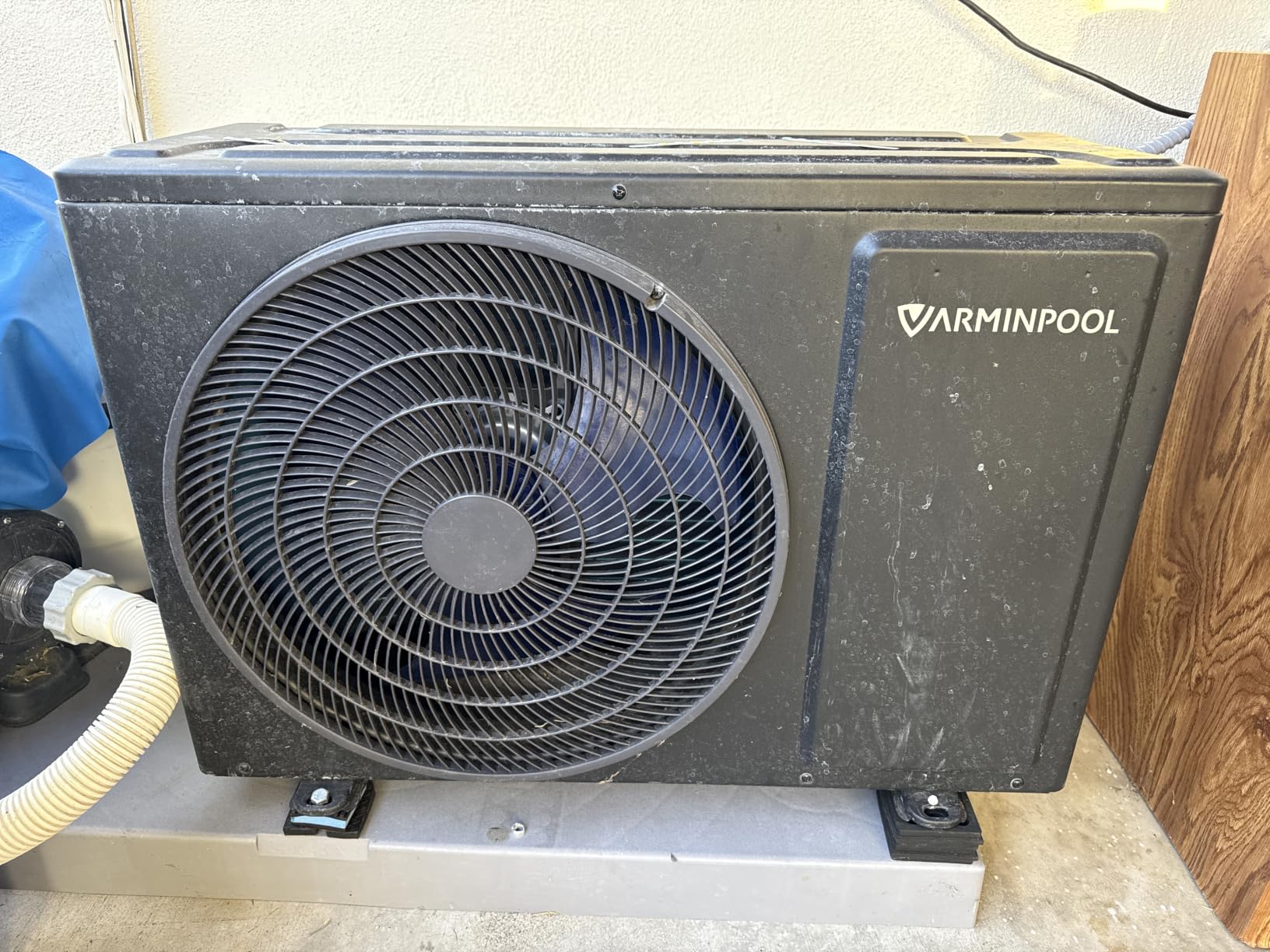 Pool Heater for Above Ground Pool up to 5500 Gallons, 110V | High Efficiency COP 4.3, Titanium Heat Exchanger, WiFi Control Via App, Heat and Cool Mode, 48 dB Quiet, V5 customer photo 2
