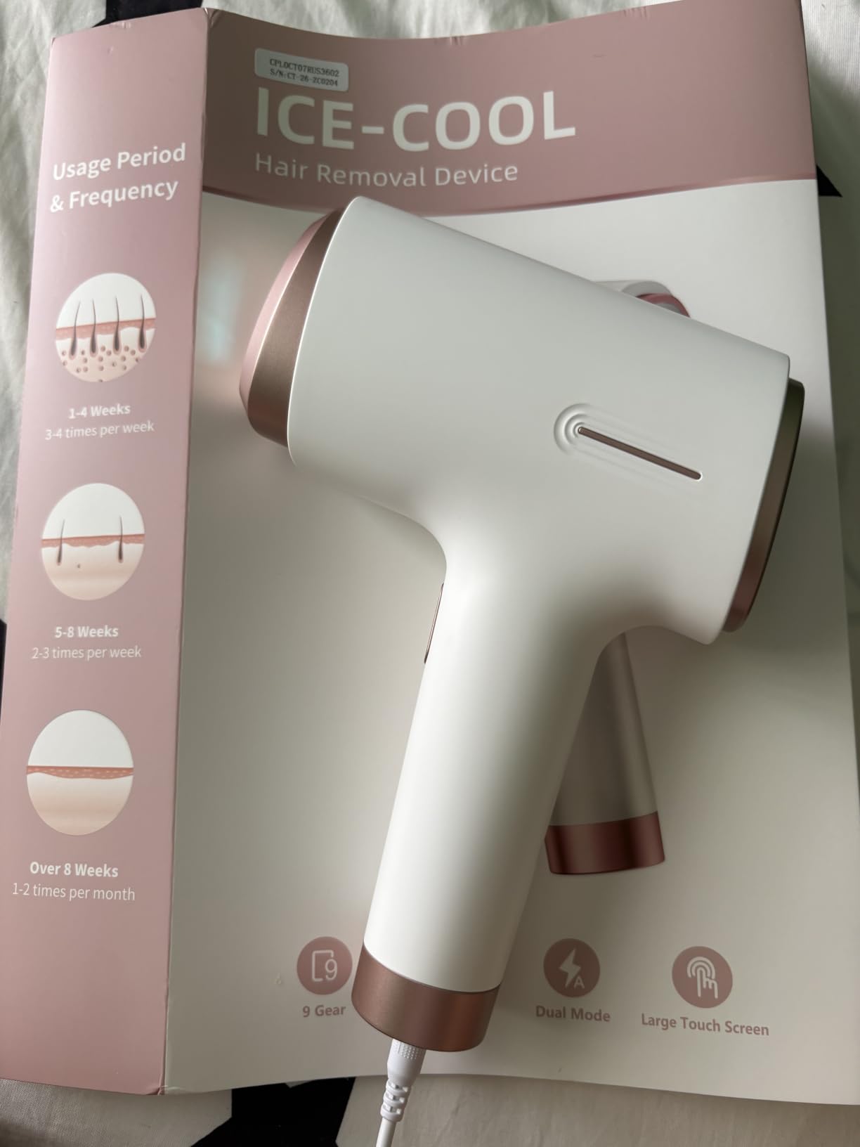 Ubroo IPL Laser Hair Removal Device, 2026 Home Cooling IPL, Gift for Women customer photo 1