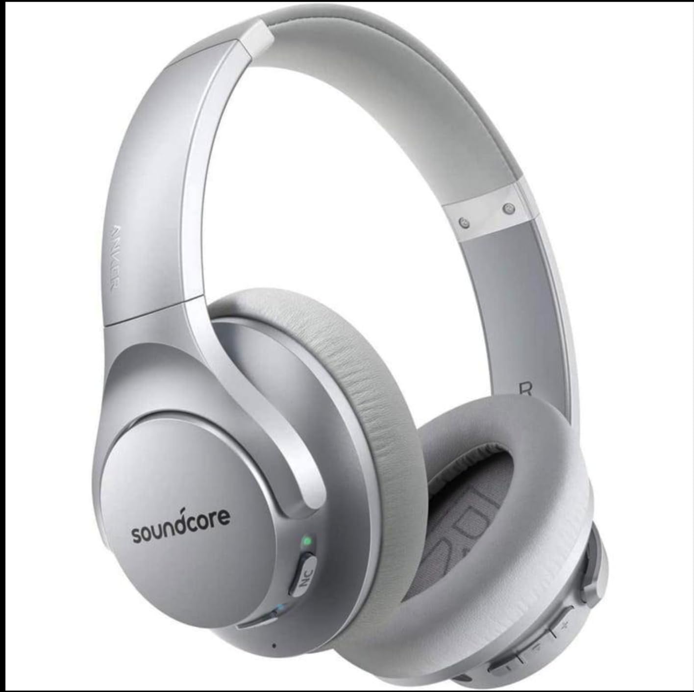 Soundcore Anker Life Q20 Hybrid Active Noise Cancelling Headphones, Wireless Over Ear Bluetooth Headphones, 60H Playtime, Hi-Res Audio, Deep Bass, Foam Ear Cups, Travel, Office, USB-C Charging customer photo 1