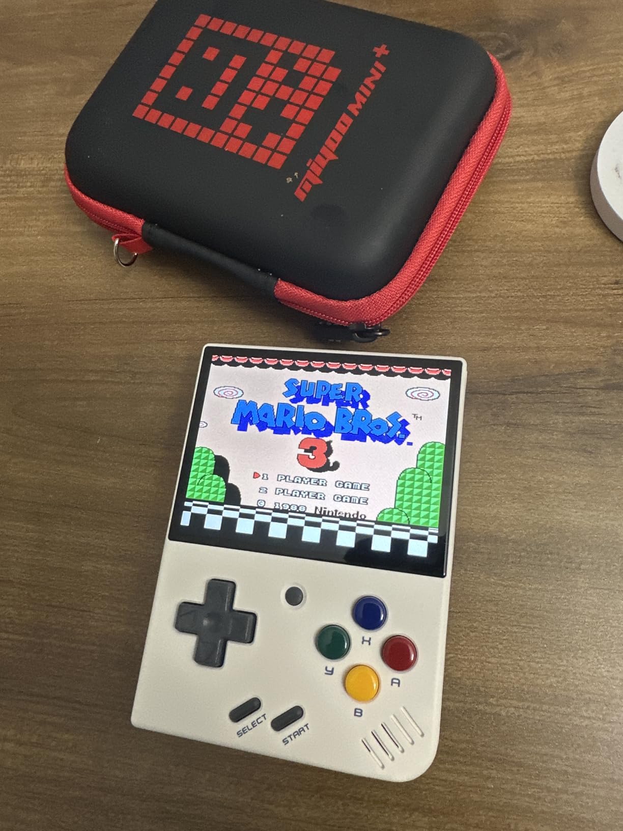 Gift for Men Women, Miyoo Mini Plus with Portable Case Retro Emulator Handheld Game Console with WiFi & RTC, Christmas Stocking Stuffers for Men, Mens Gifts for Dad,Husband, Gray customer photo 1