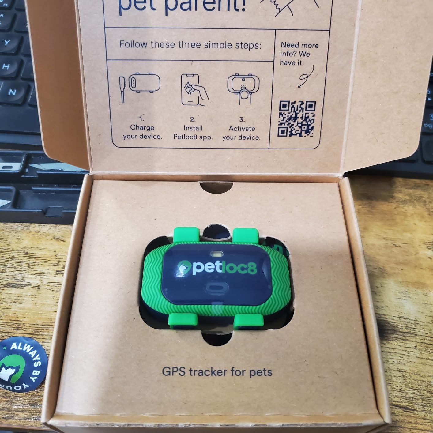 Dog GPS Tracker for Dogs, 4G LTE Real Time Tracking & Geo-Fence Alert, Waterproof-Long-Life Battery Pet Tracking Device for Small Medium Large Dogs, Collar-Compatible (Subscription Required) customer photo 1