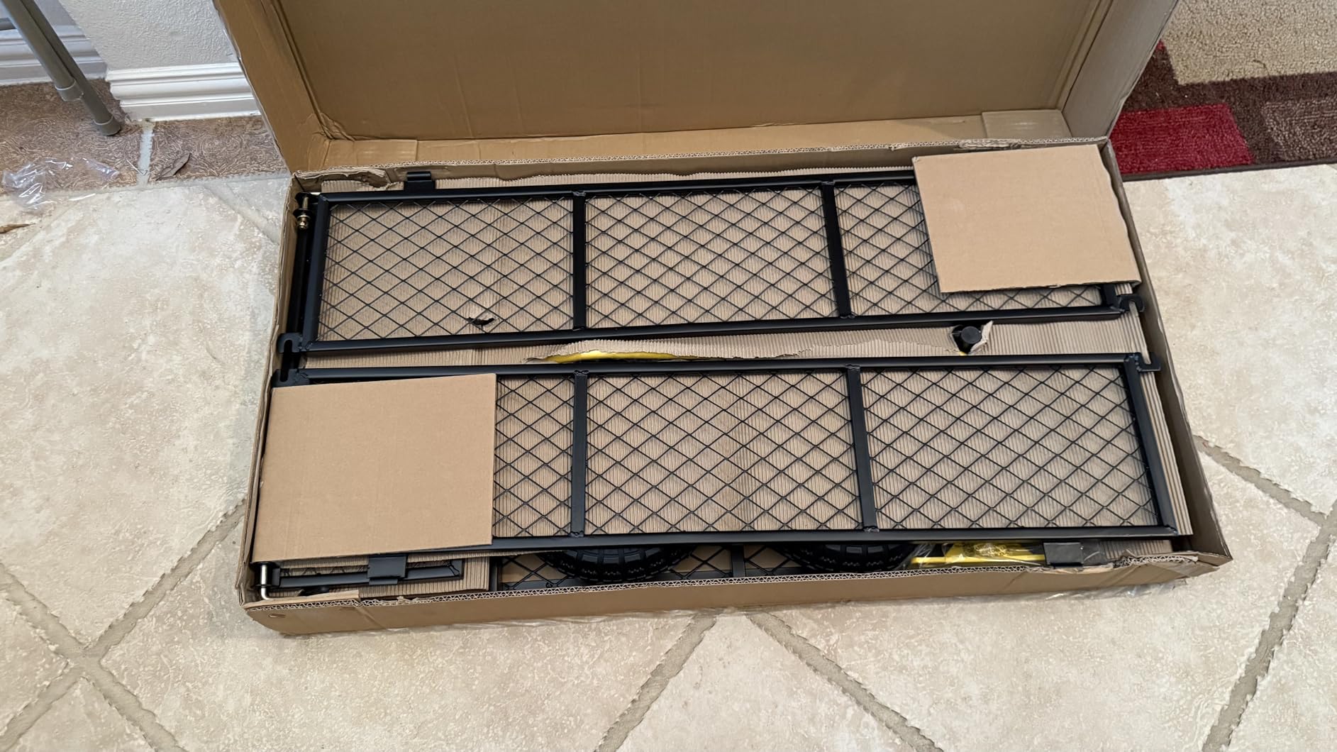 VEVOR 1200 Lbs Steel Garden Cart, Heavy Duty Pullable Garden Wagon Yard Cart, 2 in 1 Outdoor Metal Utility Wagon customer photo 1
