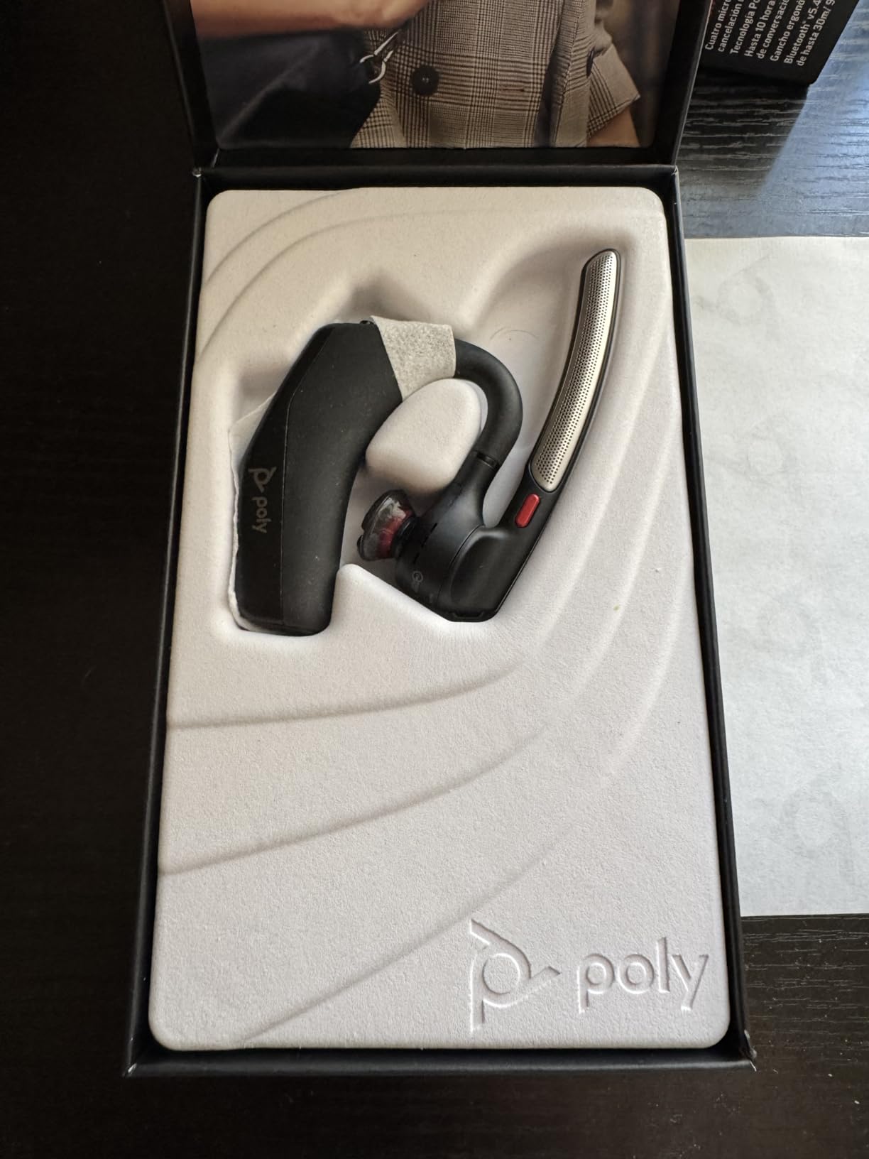 Poly Voyager Legend 30 - Bluetooth Headphones with Mic - Discreet Boom & 4 Noise-Canceling Mics - WindSmart Technology - All-Day Comfort - Seamless Connectivity - Smart Sensors & Call Controls customer photo 1