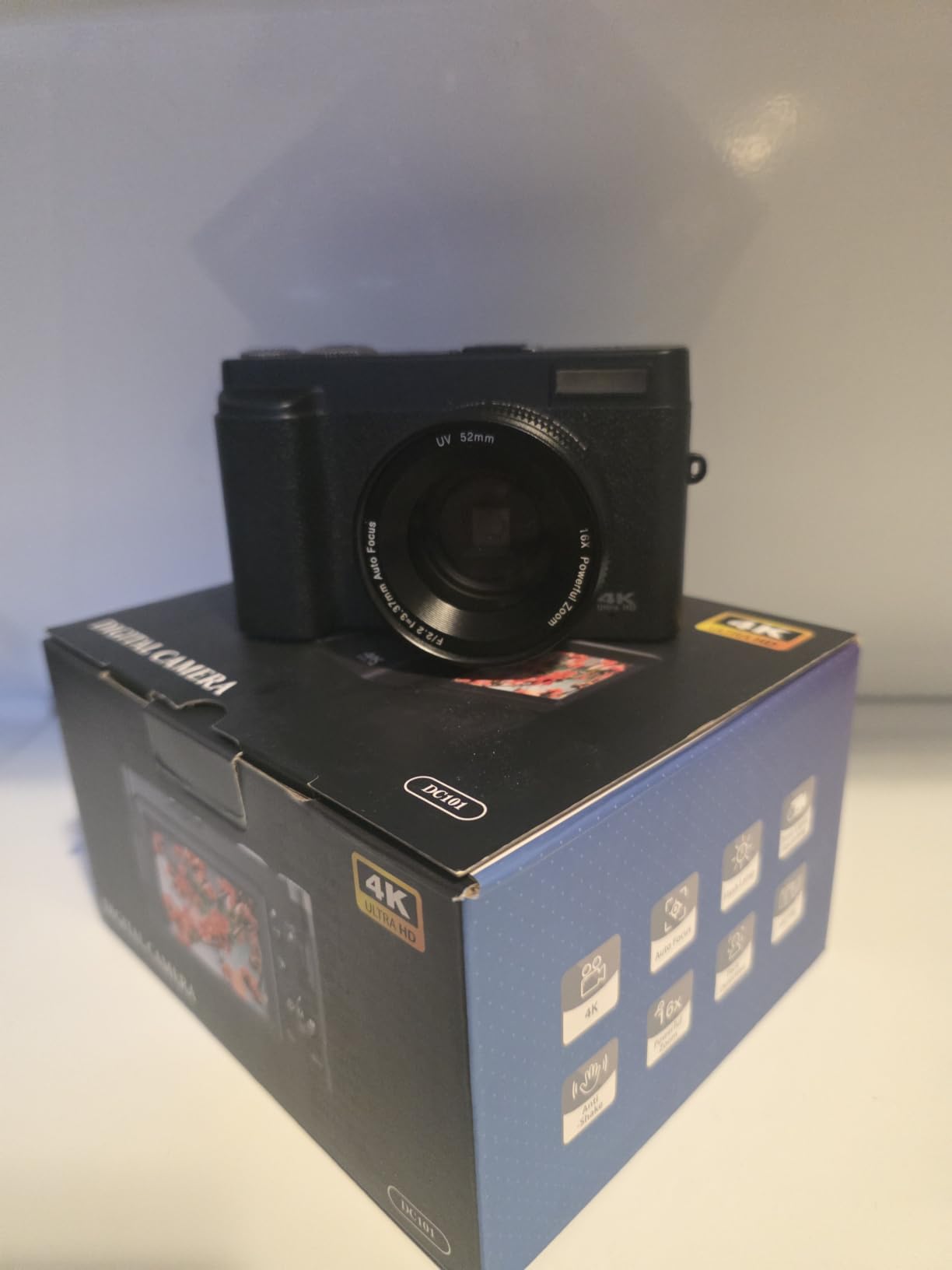 4K Digital Camera for Photography Autofocus, Upgraded 64MP WiFi Vlogging Camera for YouTube with 3