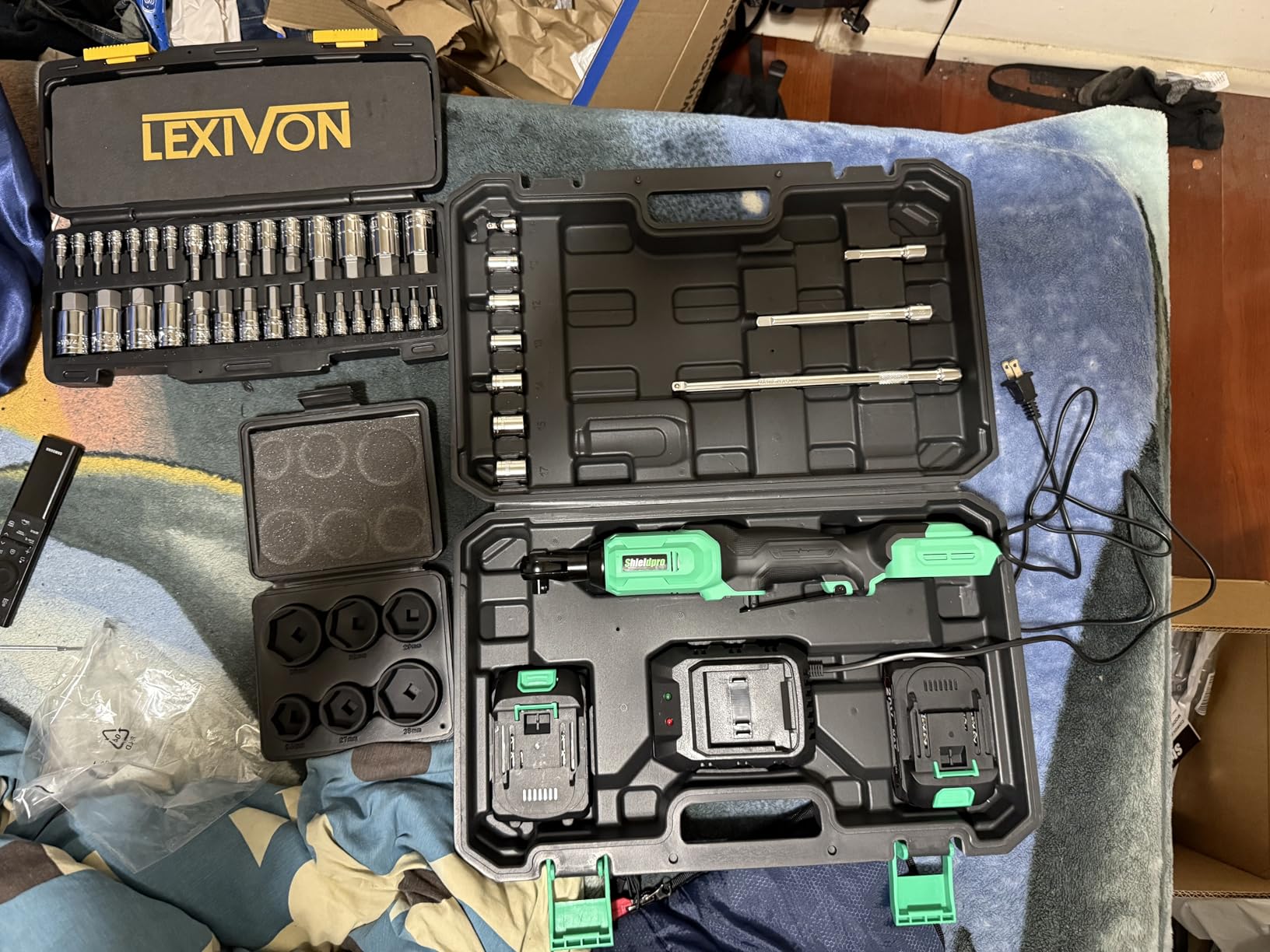 20V Electric Ratchet Wrench Set, 3/8